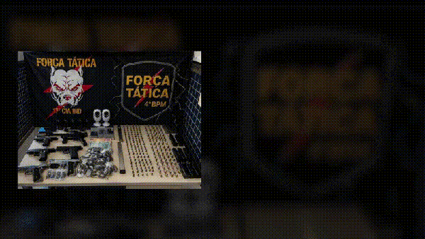 Nota de R$ 100 reais com distorções em imagem divulgada pela Polícia Militar do Espírito Santo