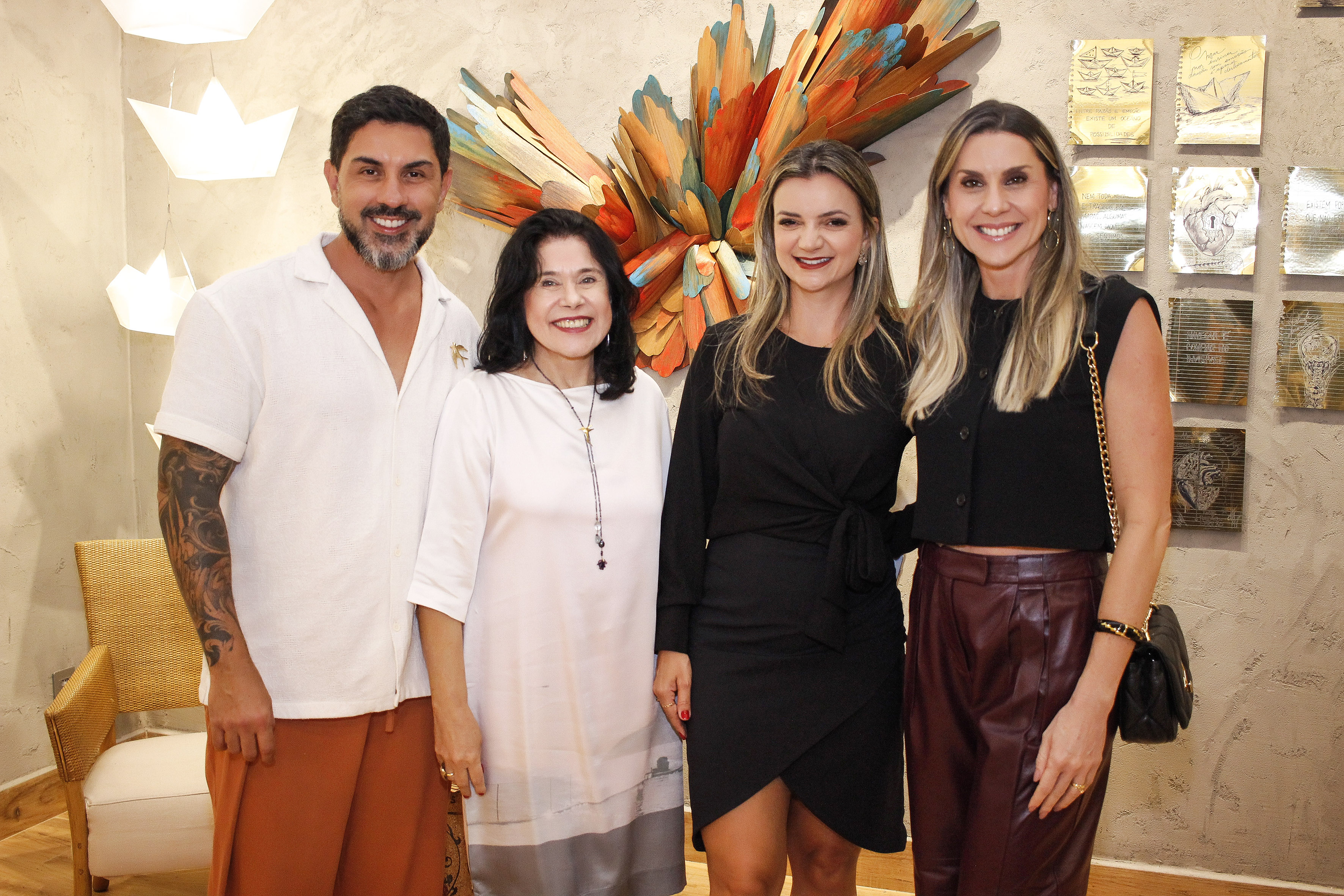 Ivan Coelho, Rita Tristão, Juliana Reissinger e Leticia Dalvi