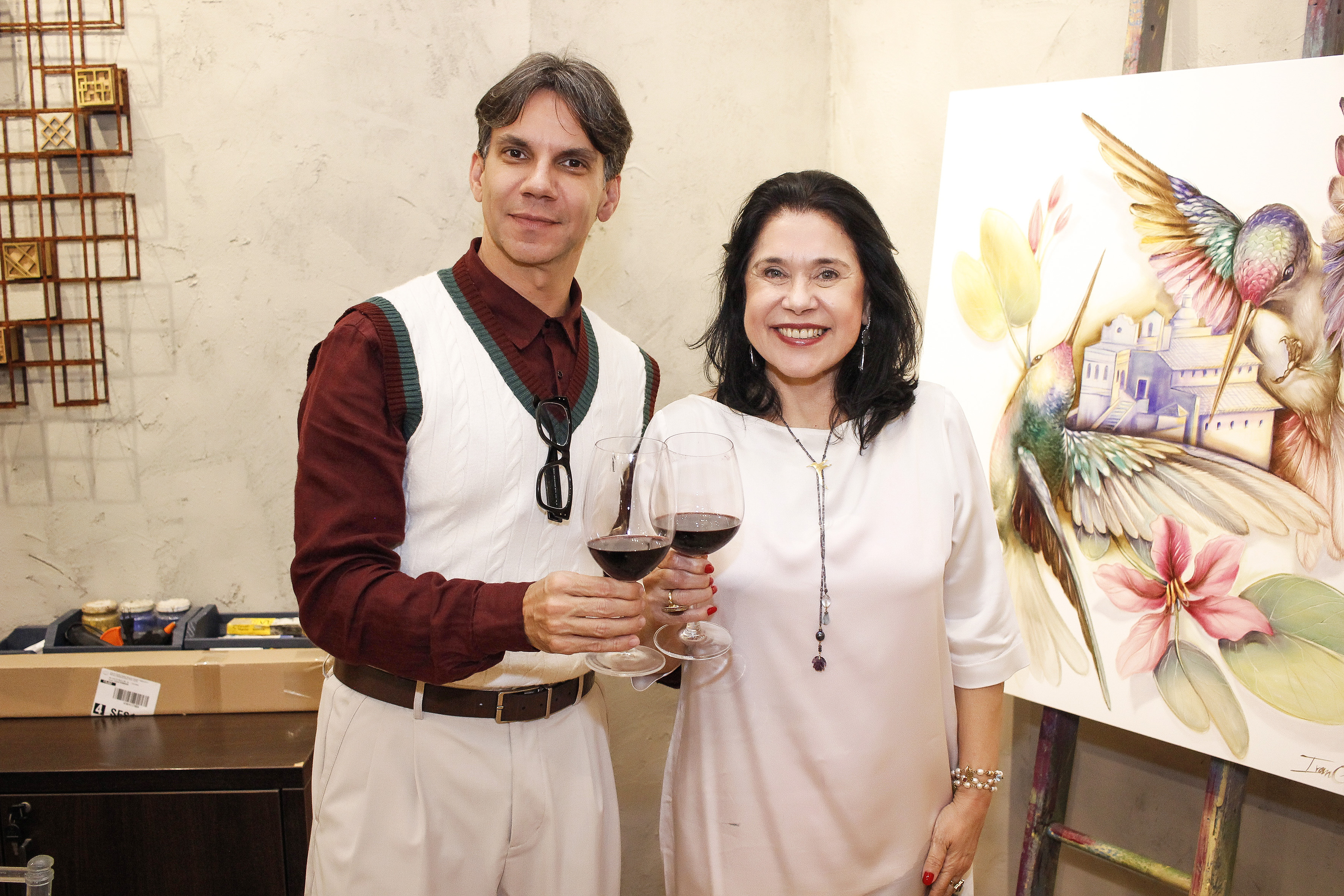 Leo Davel e Rita Tristão