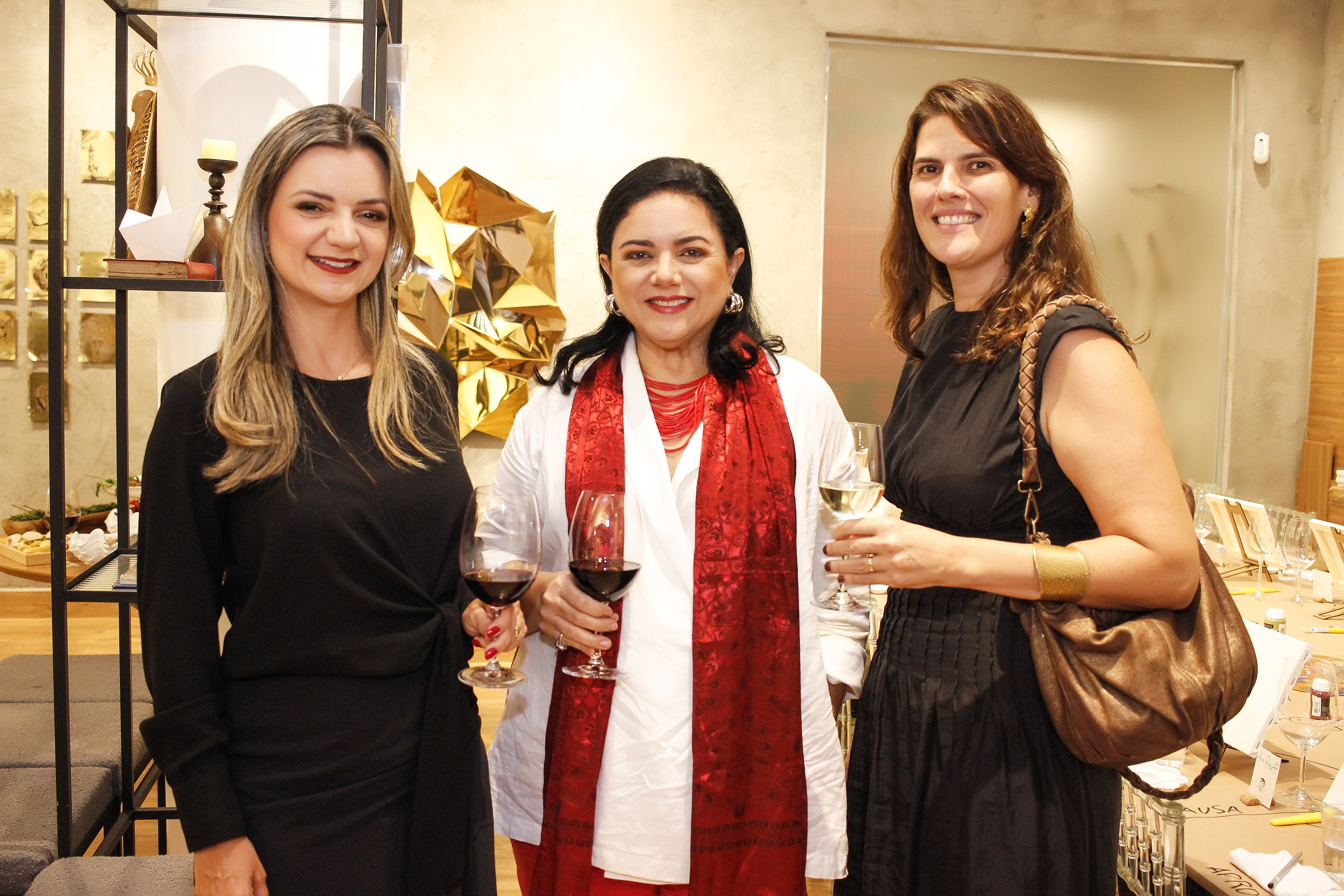Ju Reissinger, Lane Marianelli e Carla Ribeiro