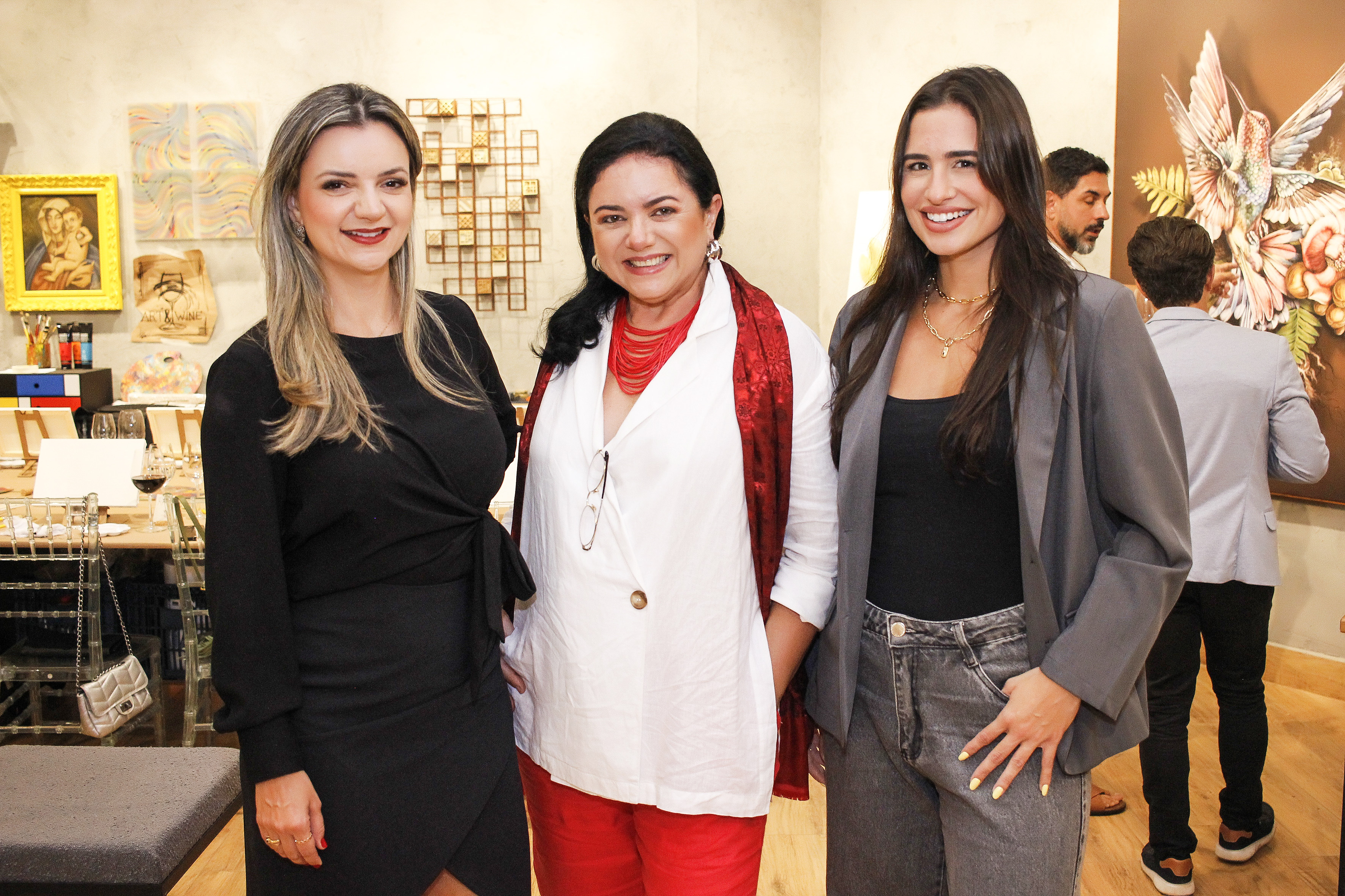 Juliana Reissinger, Lane Santos e Natalia Meireles