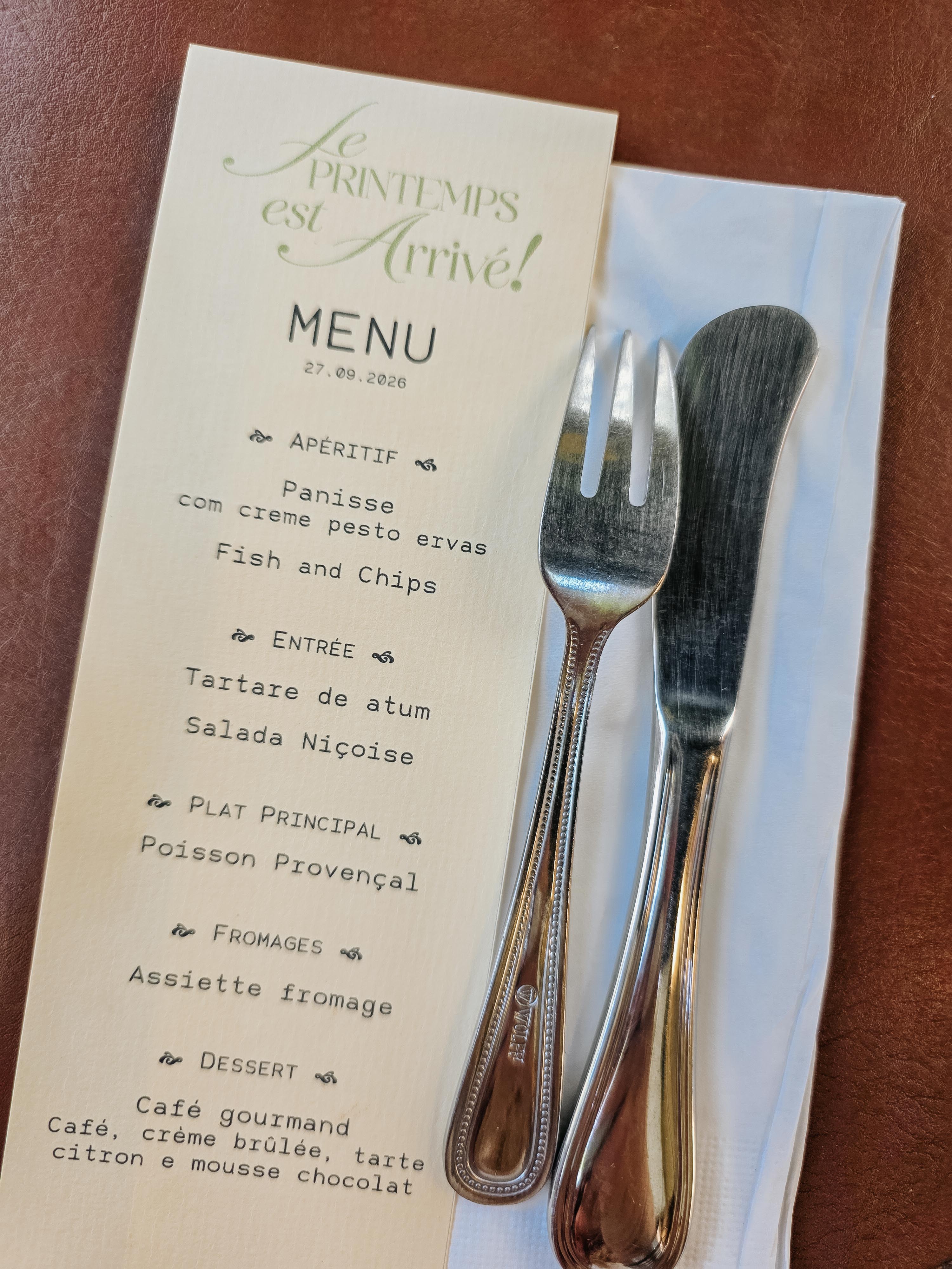 Primavera no Caçarola Bistrot