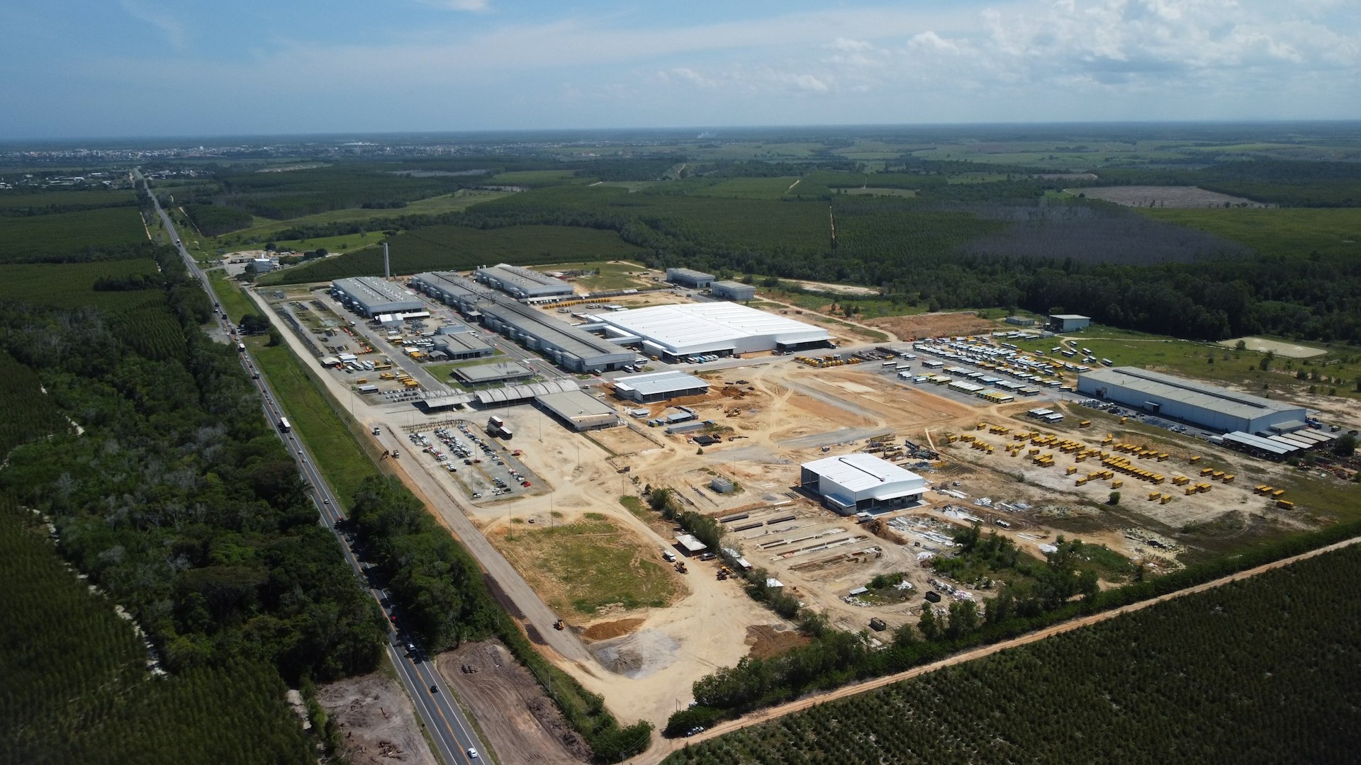 Fábrica da Marcopolo em São Mateus