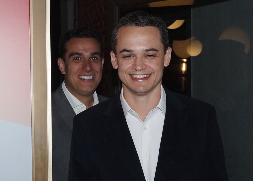 Lorenzo Pazolini e Erick Musso chegam para o debate na TV Gazeta