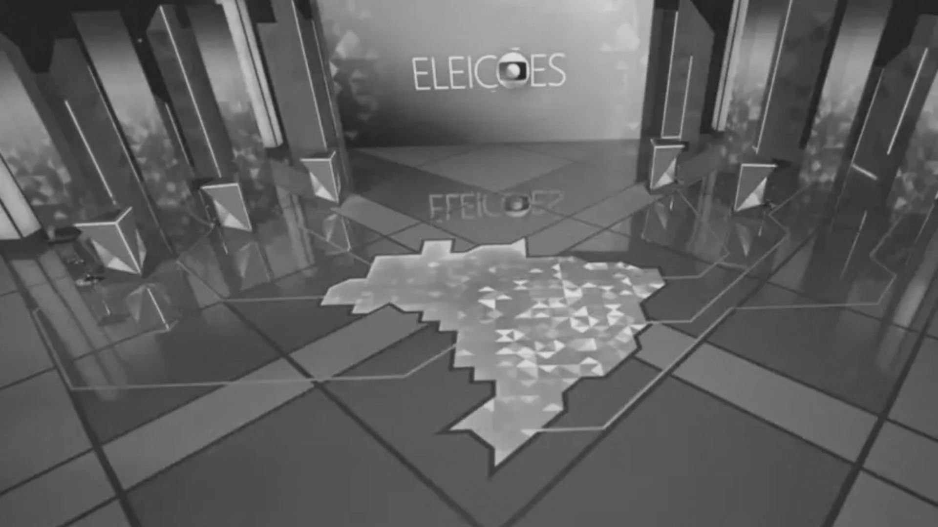 Estúdio da Globo onde seria o debate vazio; emissora cancelou confronto após decisões judiciais polêmicas e desistências de participantes