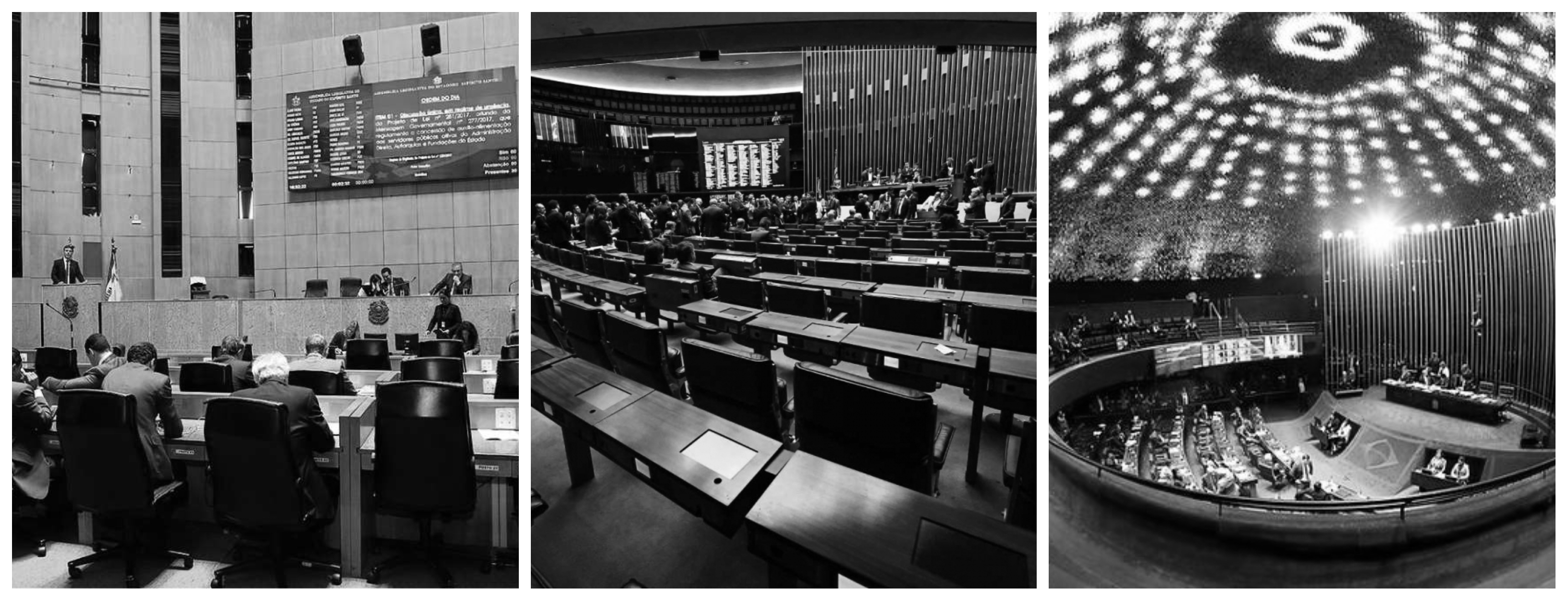 Assembleia Legislativa do Espírito Santo, Câmara dos Deputados e Senado Federal