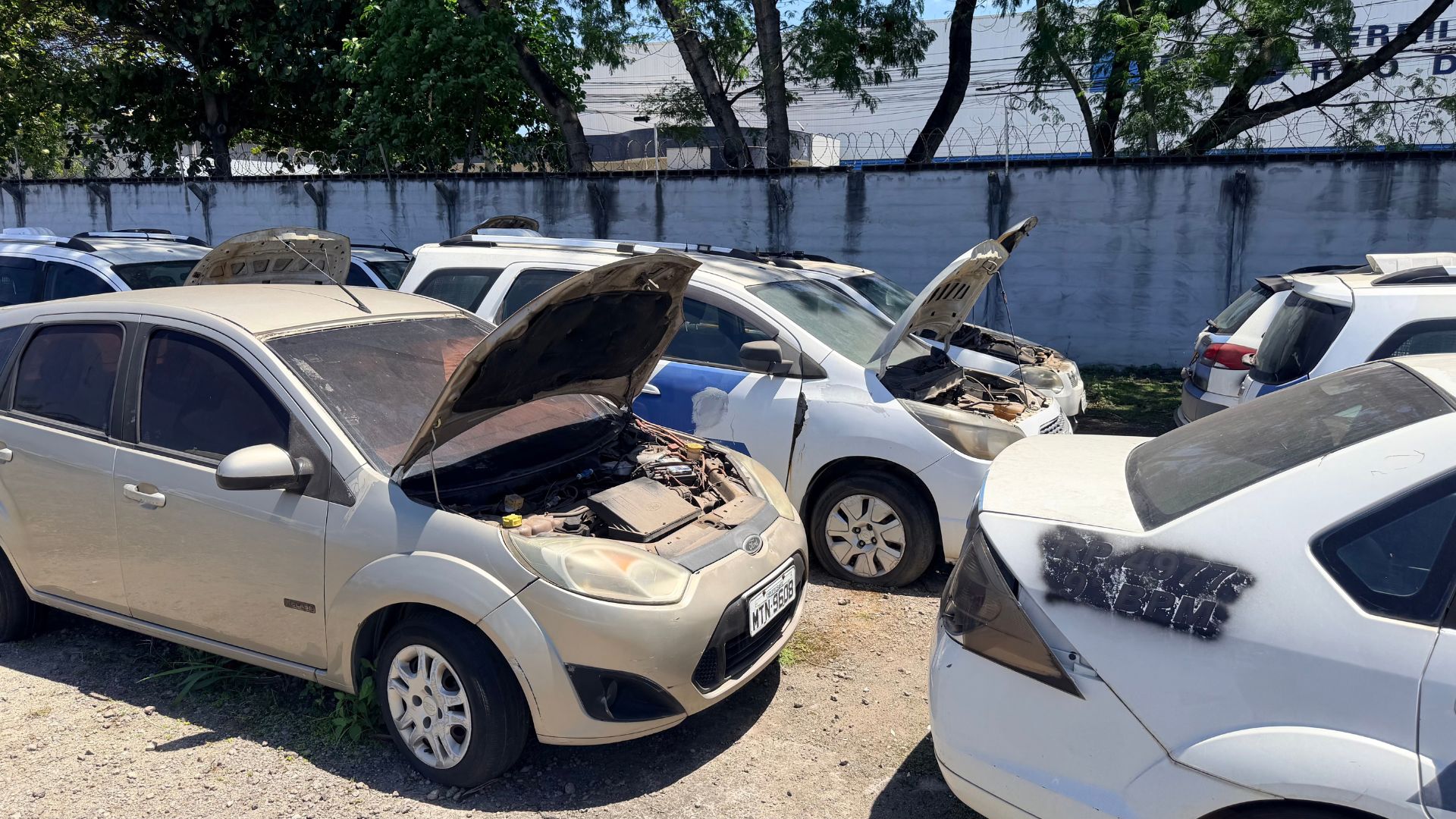 A PMES vai realizar um leilão on-line com 81 lotes de veículos, motocicletas e outros bens
