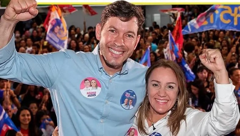Arnaldinho e Manu, sua candidata eleita para a Câmara dos Deputados