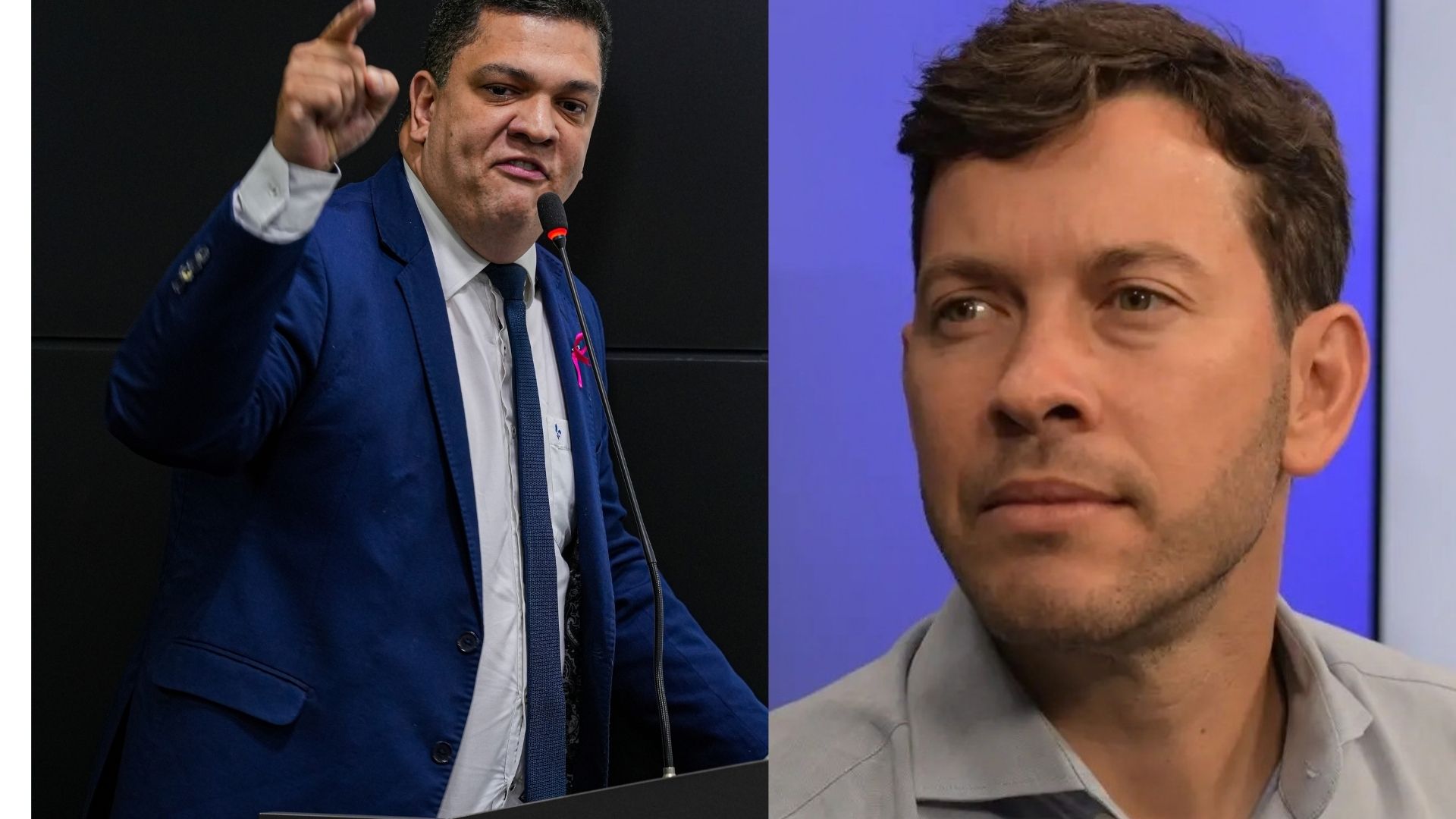 Renzo Mendes e Arnaldinho: tensão pós-eleitoral