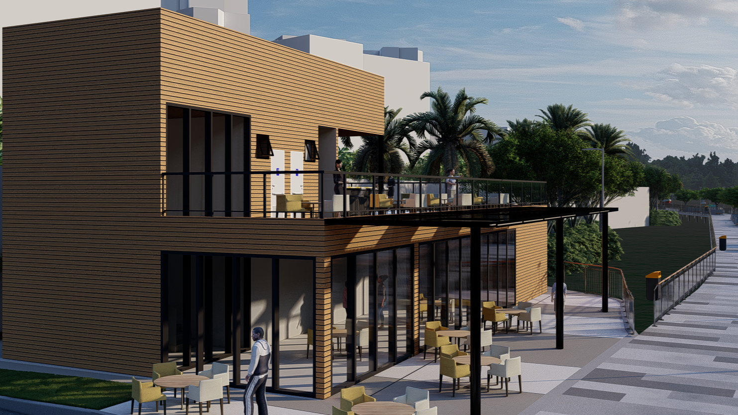 Polo gastronômico terá cinco unidades comerciais