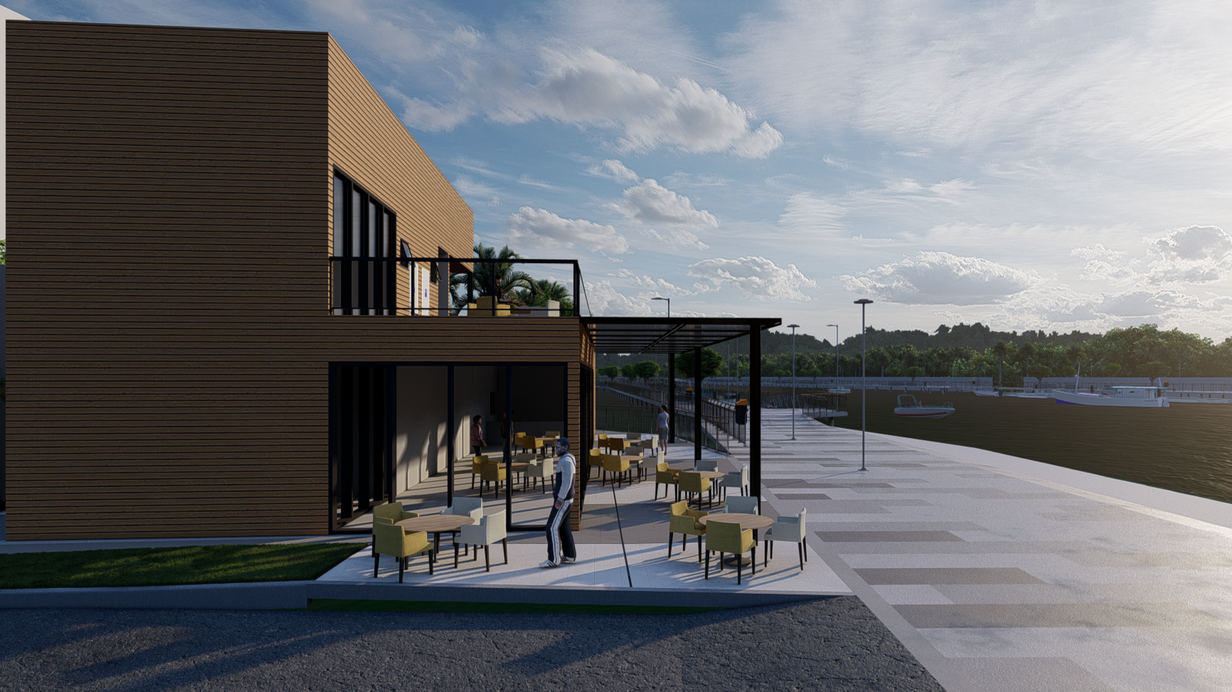 Polo gastronômico terá cinco unidades comerciais