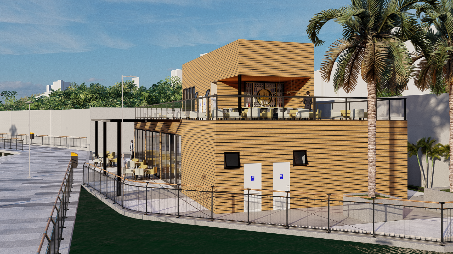 Polo gastronômico terá cinco unidades comerciais