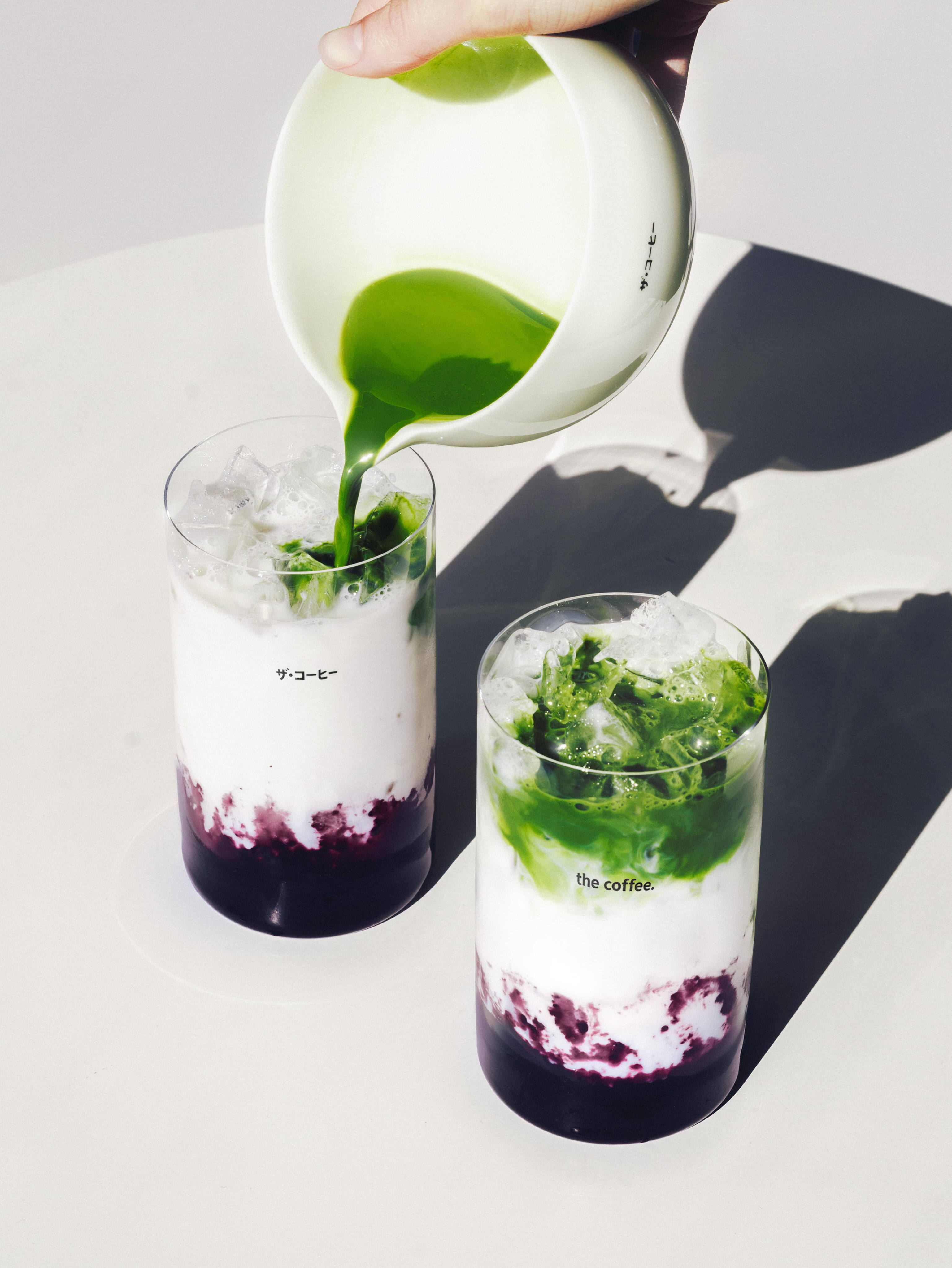 Iced Blueberry Matcha