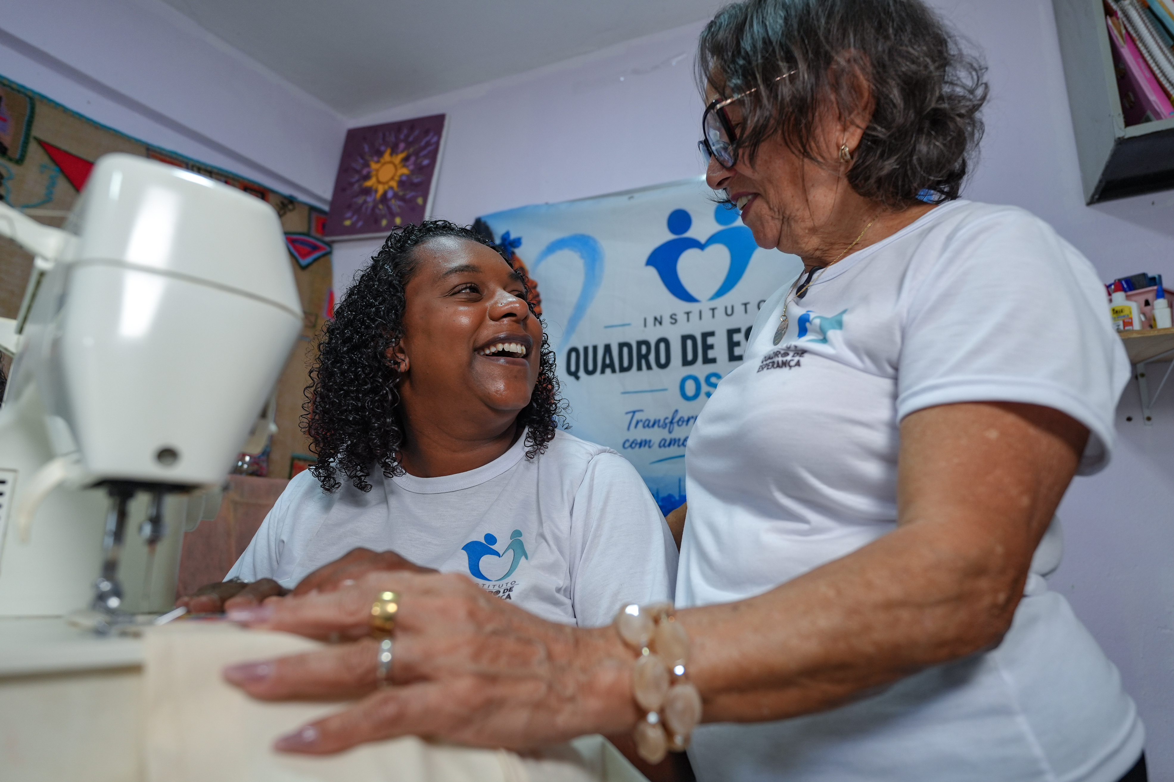 Projeto Social Fio de Esperança, no Morro do Quadro, em Vitória