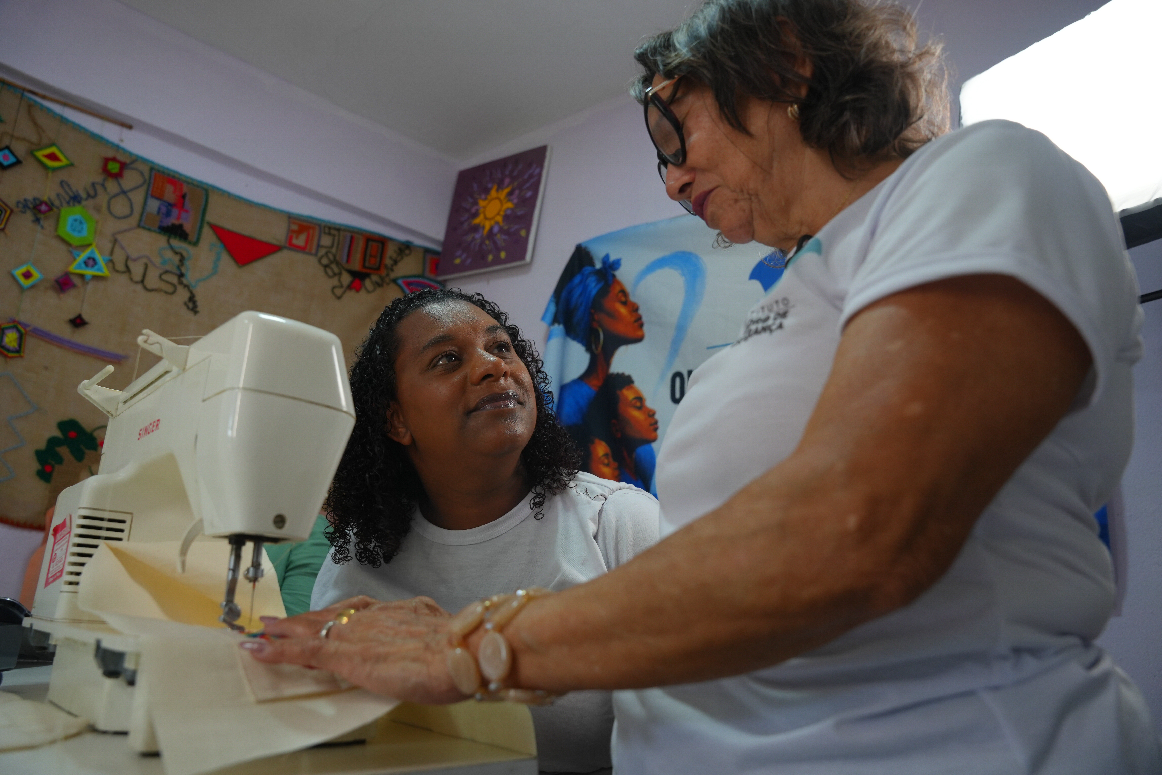 Projeto Social Fio de Esperança, no Morro do Quadro, em Vitória