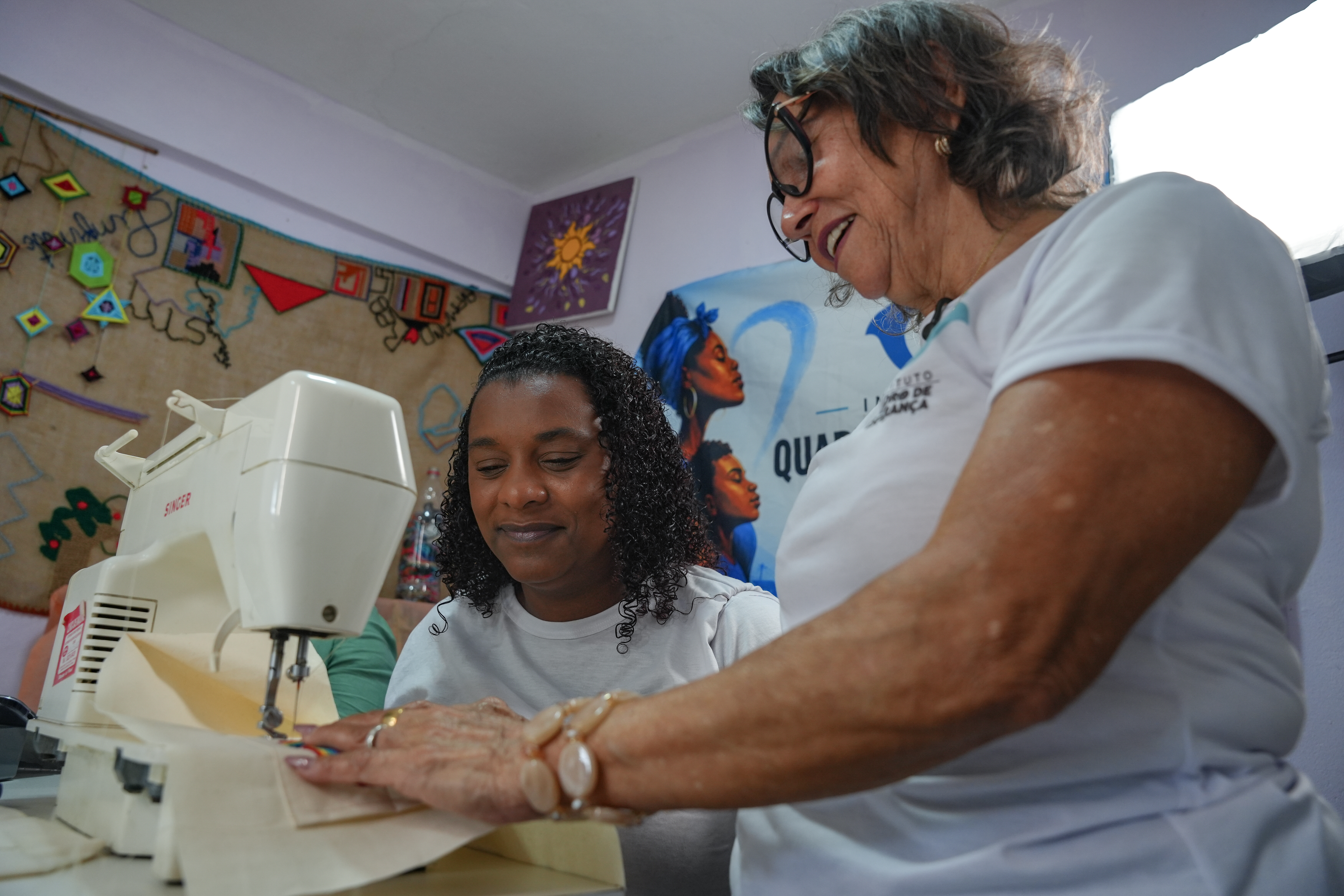 Projeto Social Fio de Esperança, no Morro do Quadro, em Vitória
