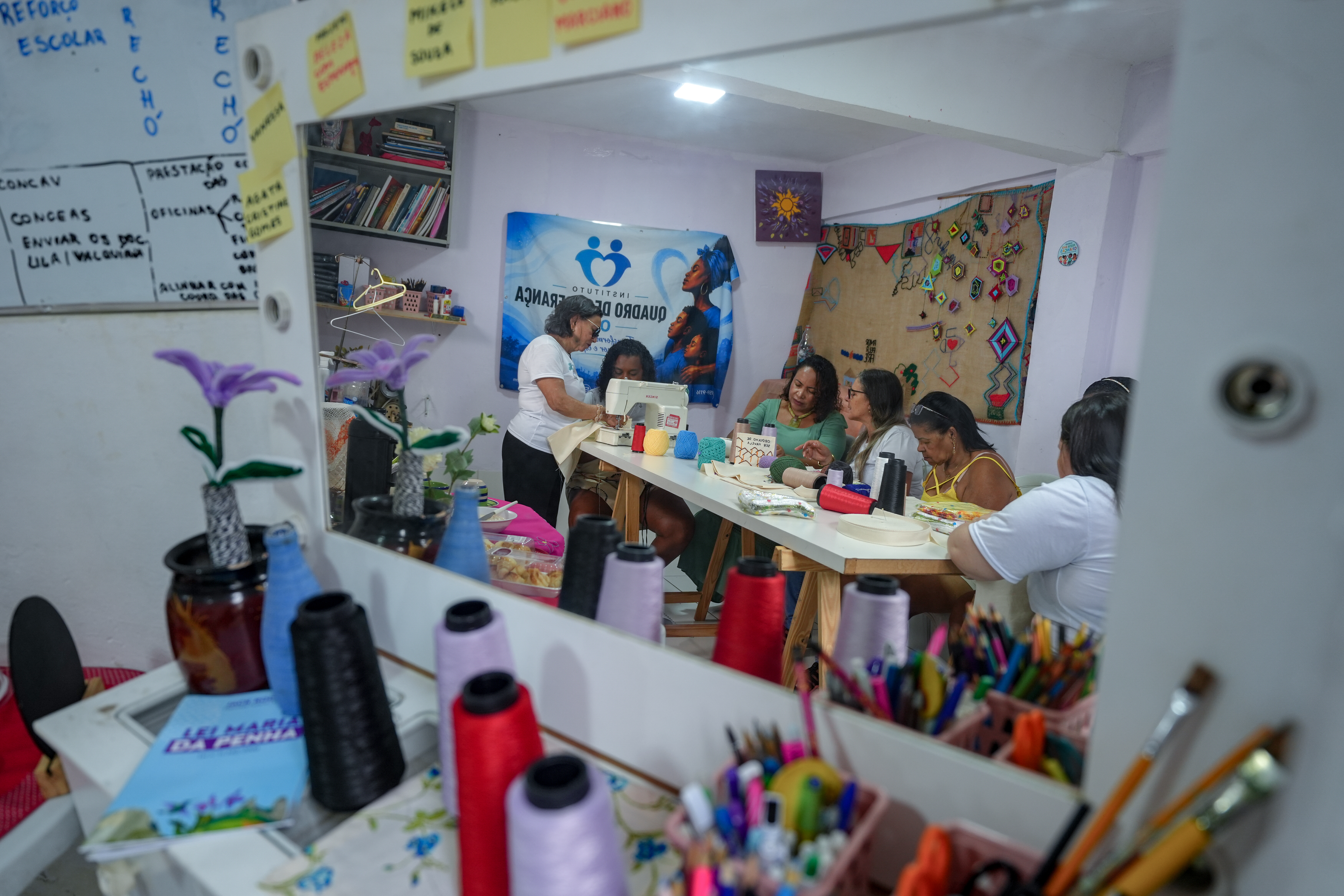 Projeto Social Fio de Esperança, no Morro do Quadro, em Vitória