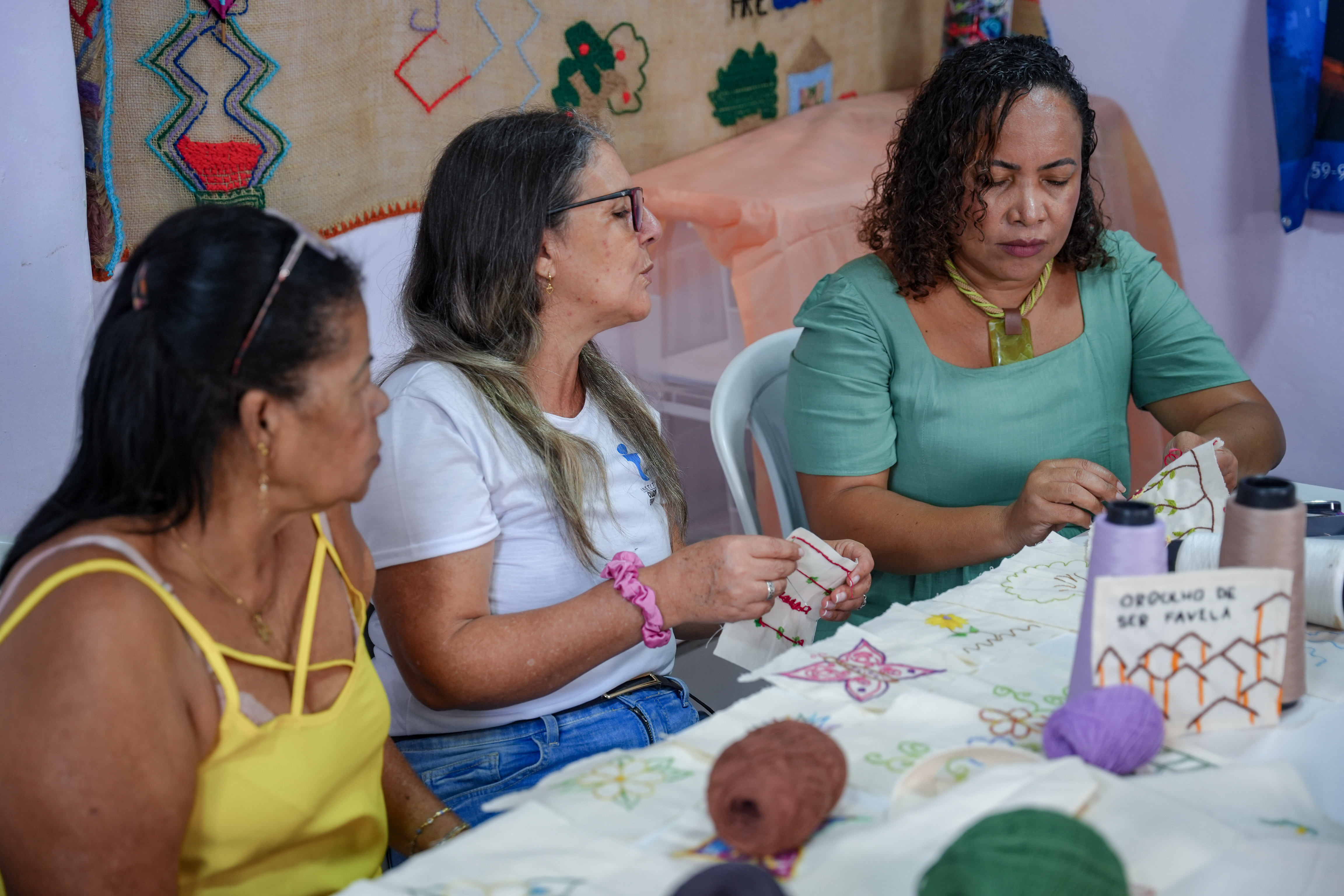 Projeto Social Fio de Esperança, no Morro do Quadro, em Vitória