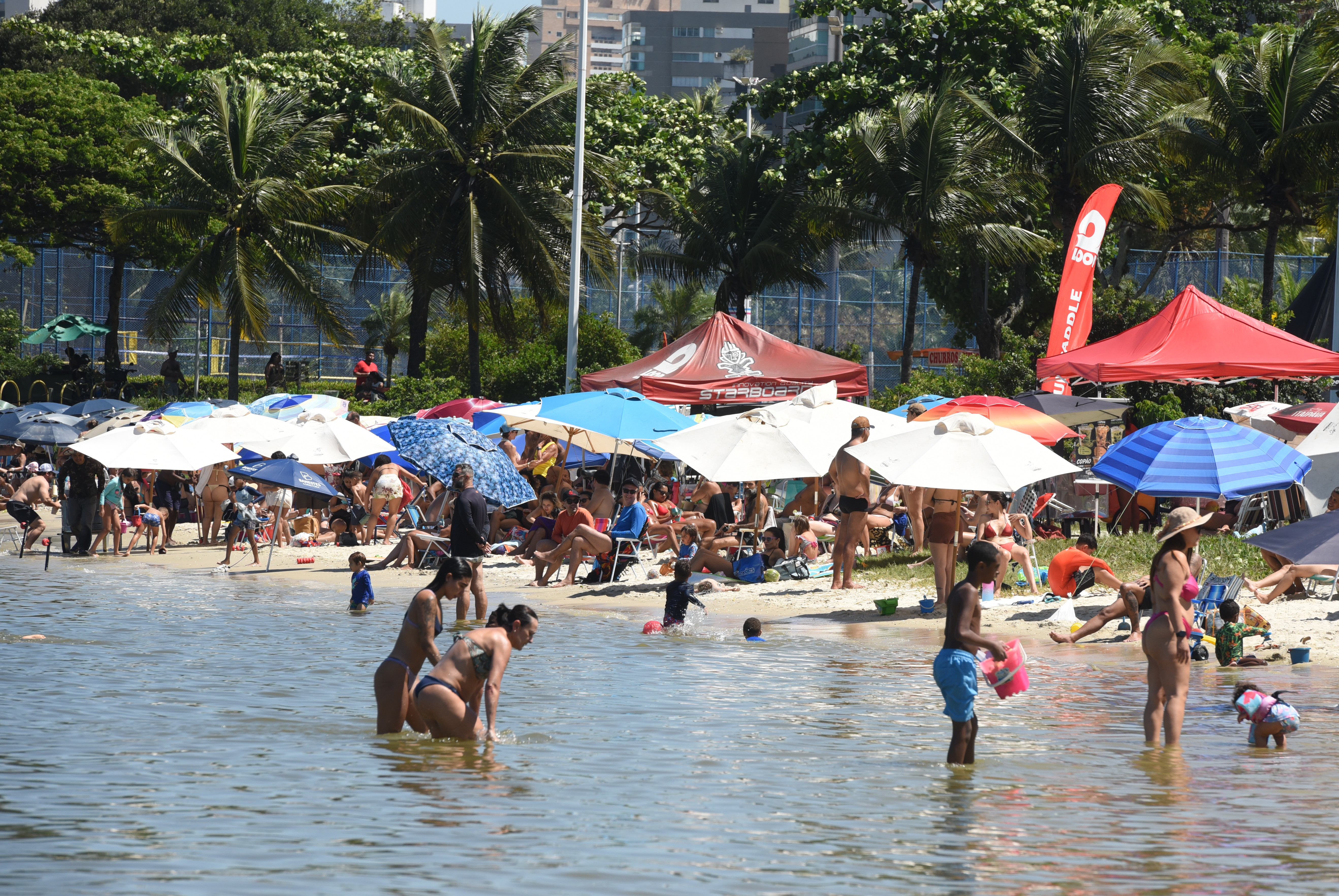 Sábado de sol na Praia do Iate - Vitória