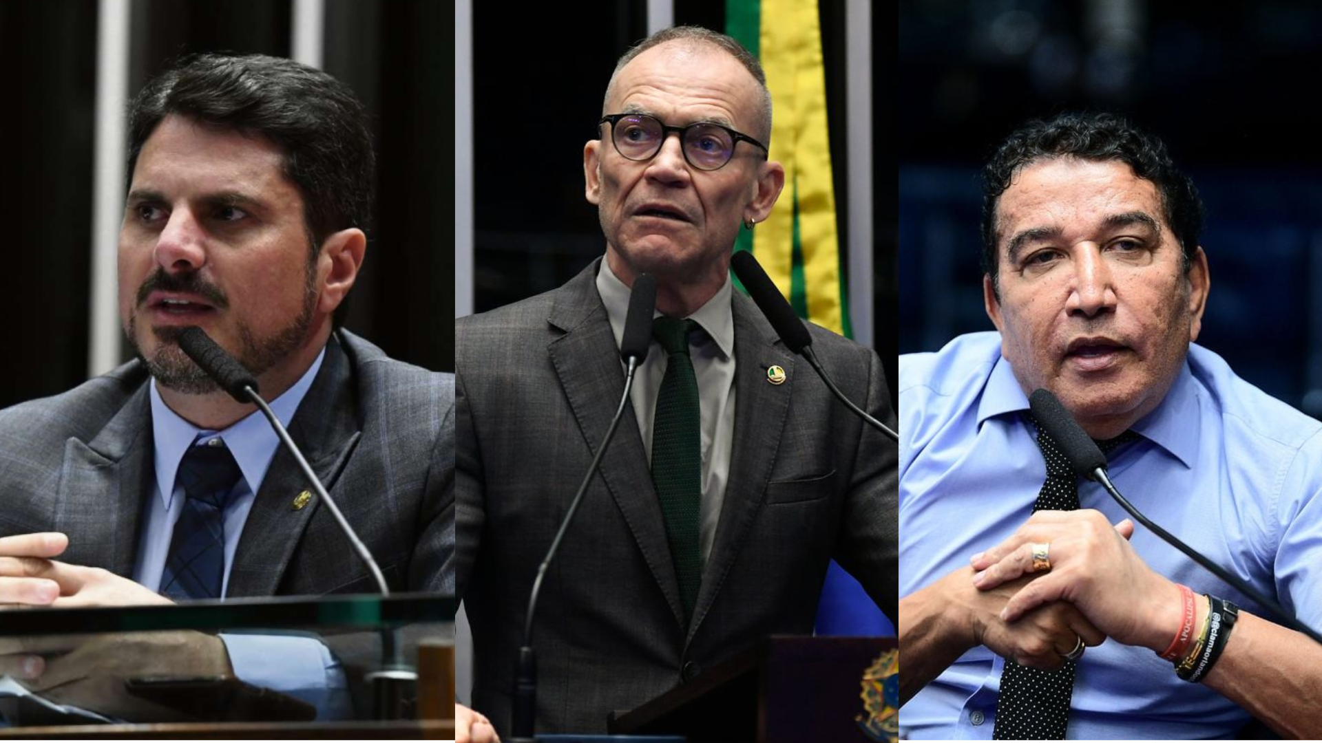 Marcos Do Val, Fabiano Contarato e Magno Malta são os senadores do ES que votarão o fim da escala 6x1