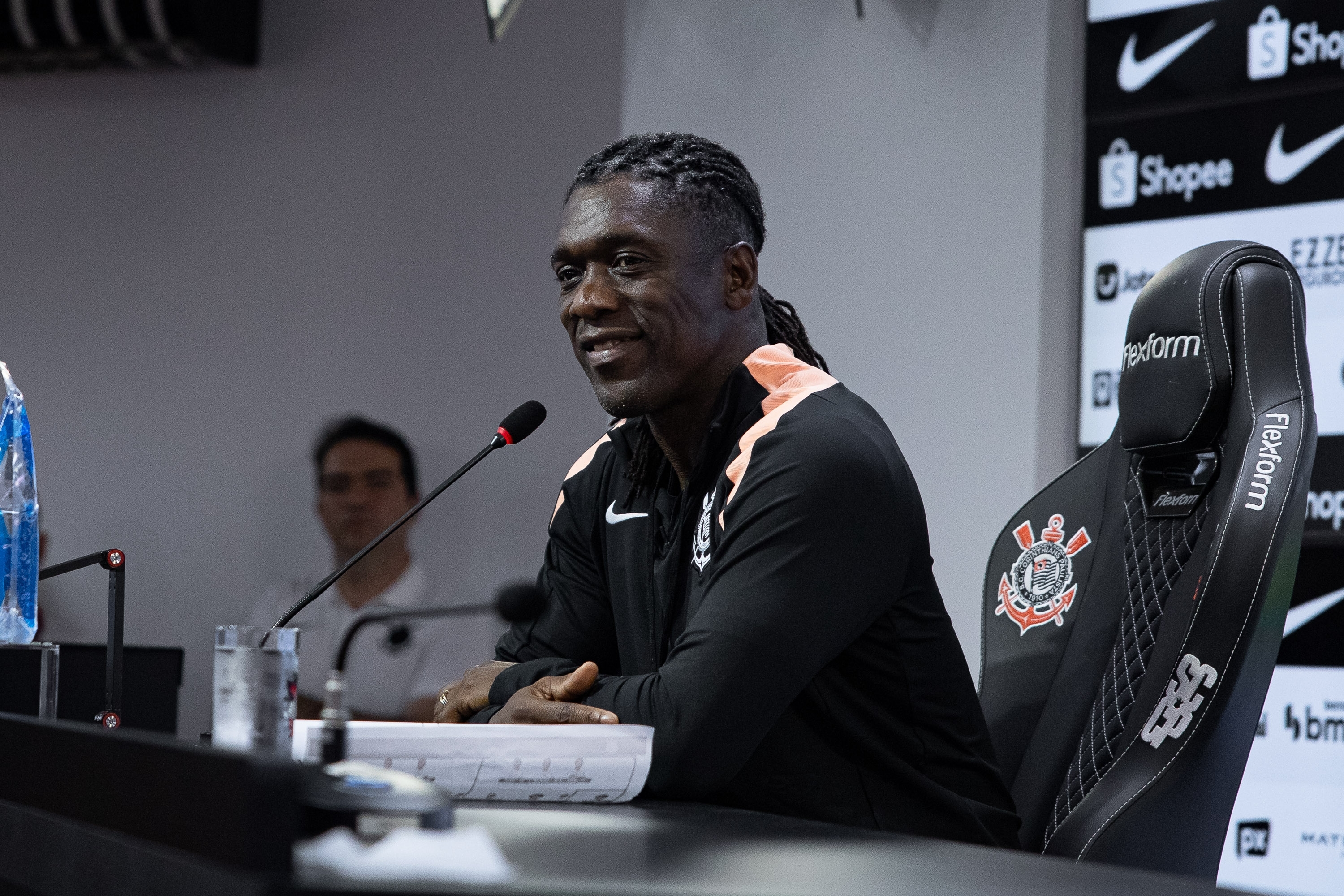 Clarence Seedorf, novo técnico do Corinthians