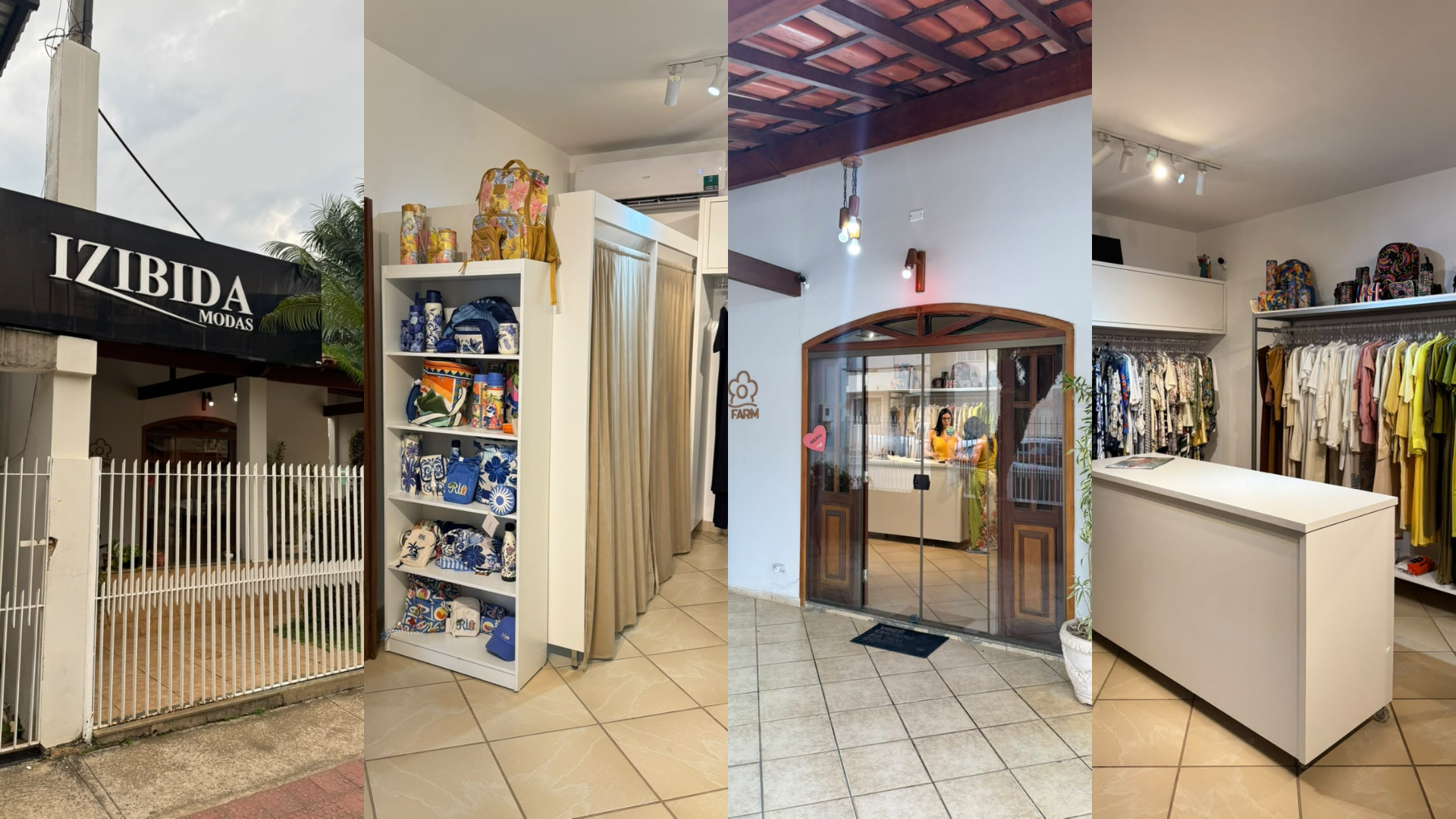 Novo espaço da Moda Izibida, localizado na casa de Cleide