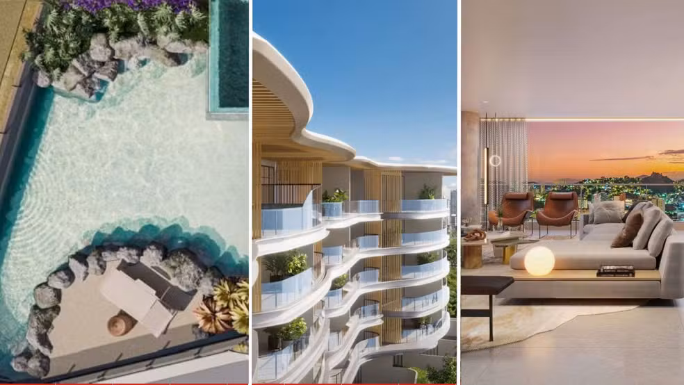 Praia privativa e quase 1.000 m²: apartamentos de luxo chegam a valer R$ 35 milhões no Espírito Santo