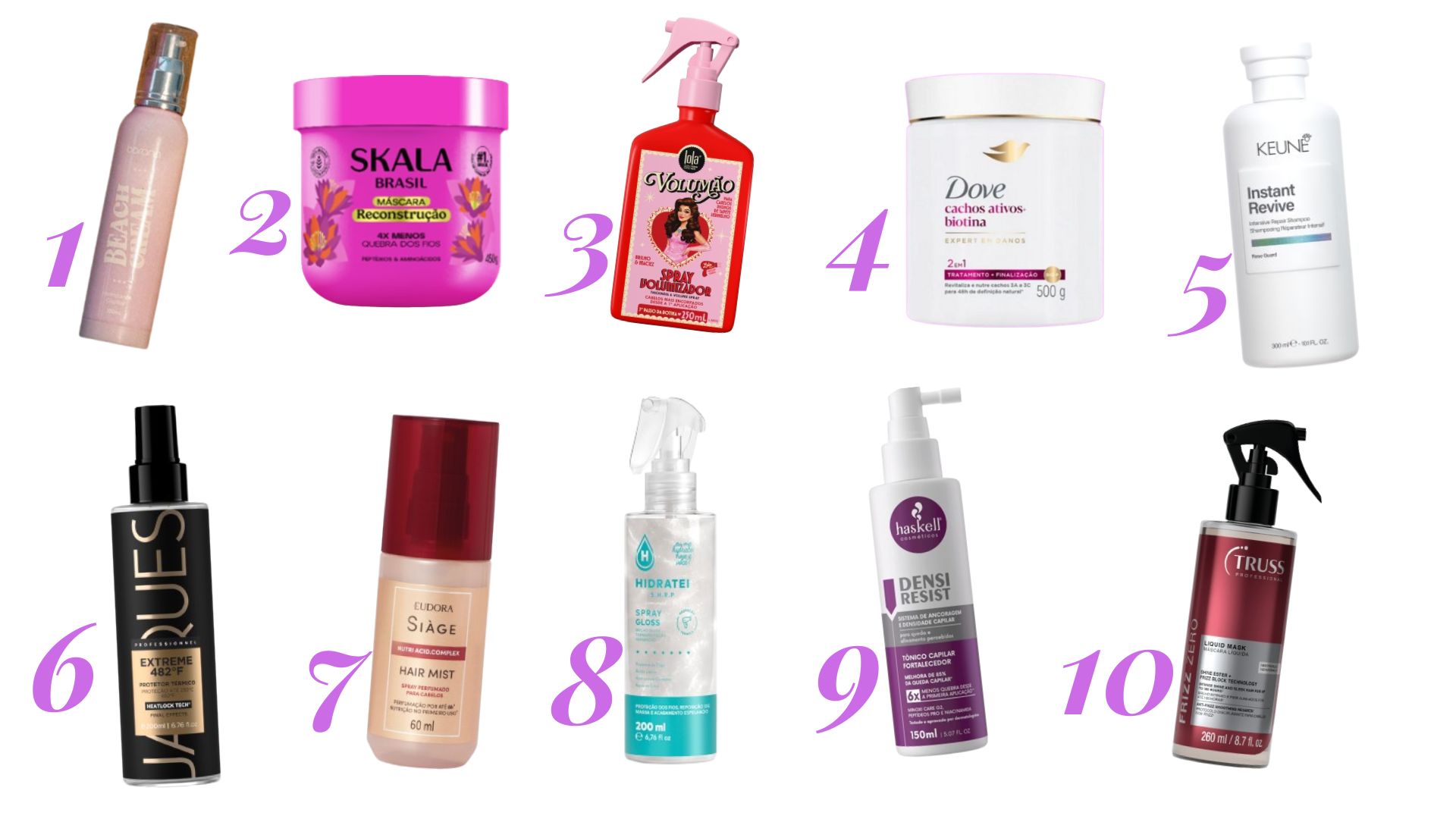 Lançamentos de produtos para cabelo