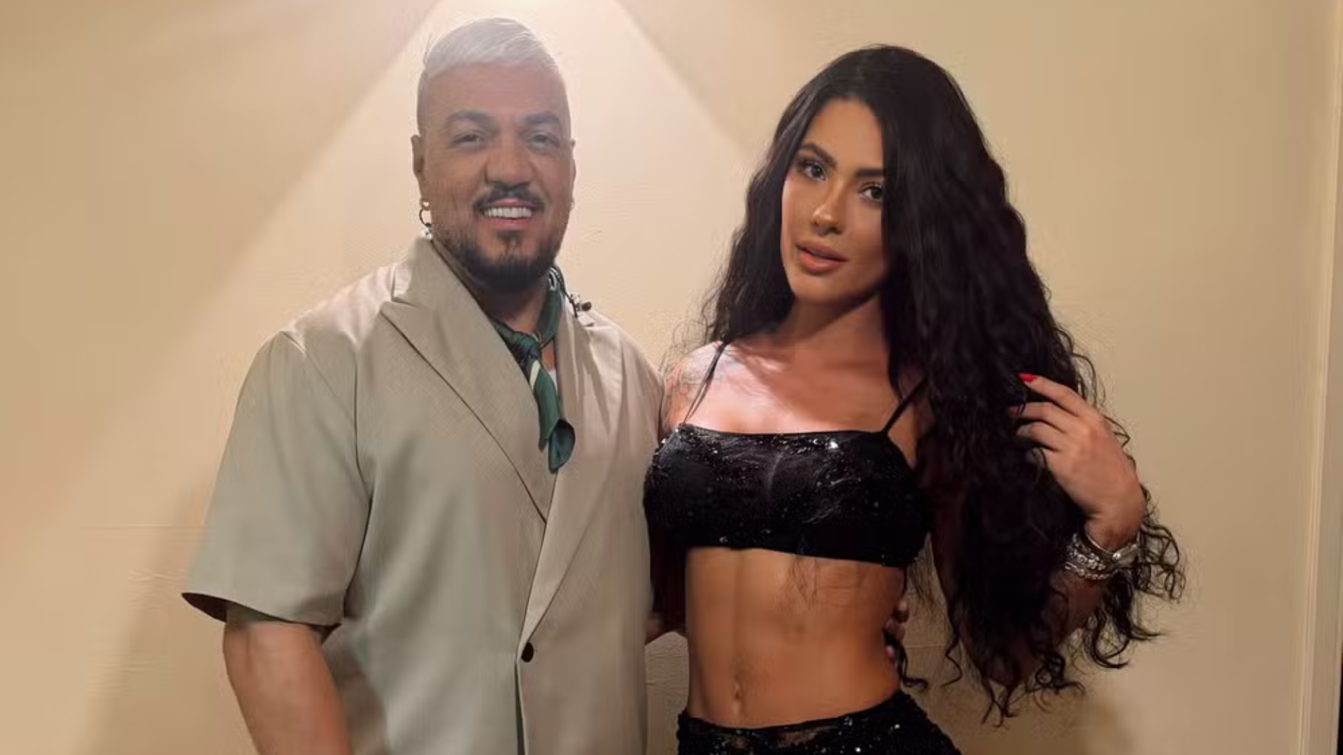 Belo e Rayane Figliuzzi