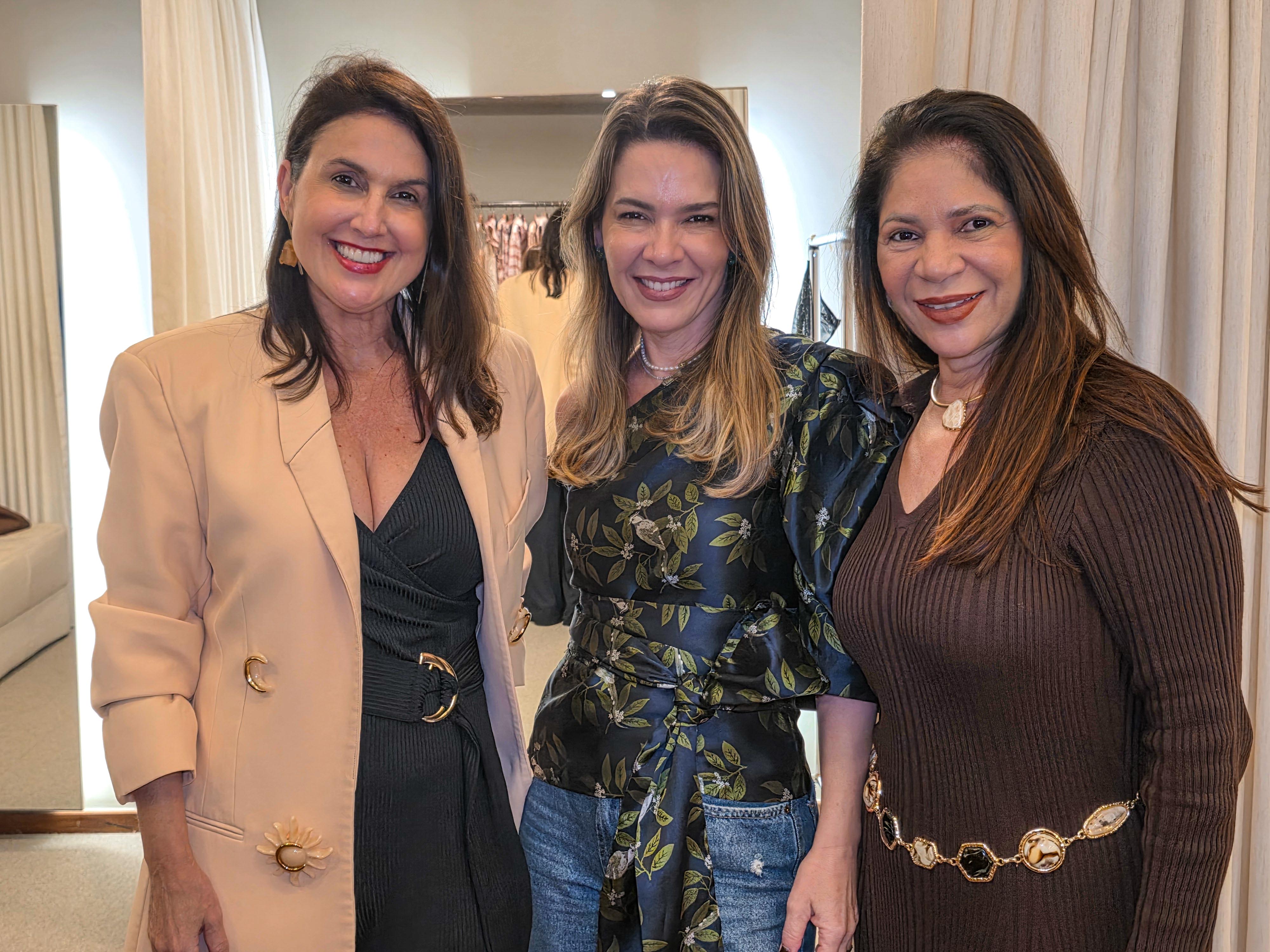 Renata Rasseli, Doriene Moraes e Rosane Rezende