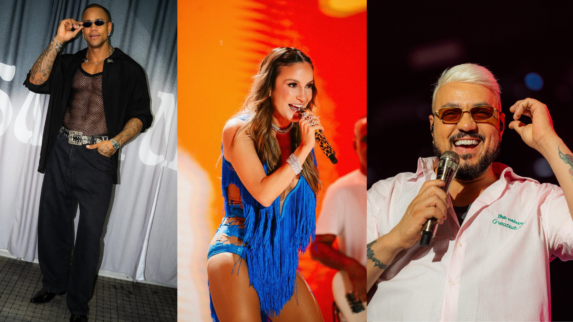 Léo Santana, Claudia Leitte e Belo