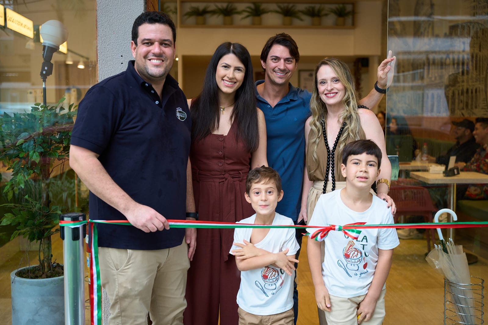 Inauguração em família da Borelli