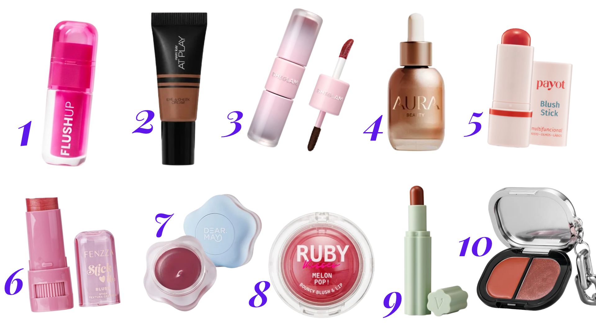 Produtos de beleza multifuncionais