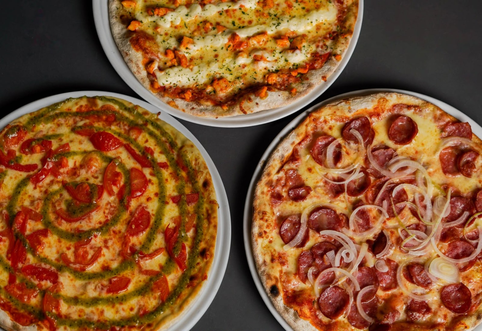 Pizzas da forneria Don Camaleone para o Fest Gastronomia 2026