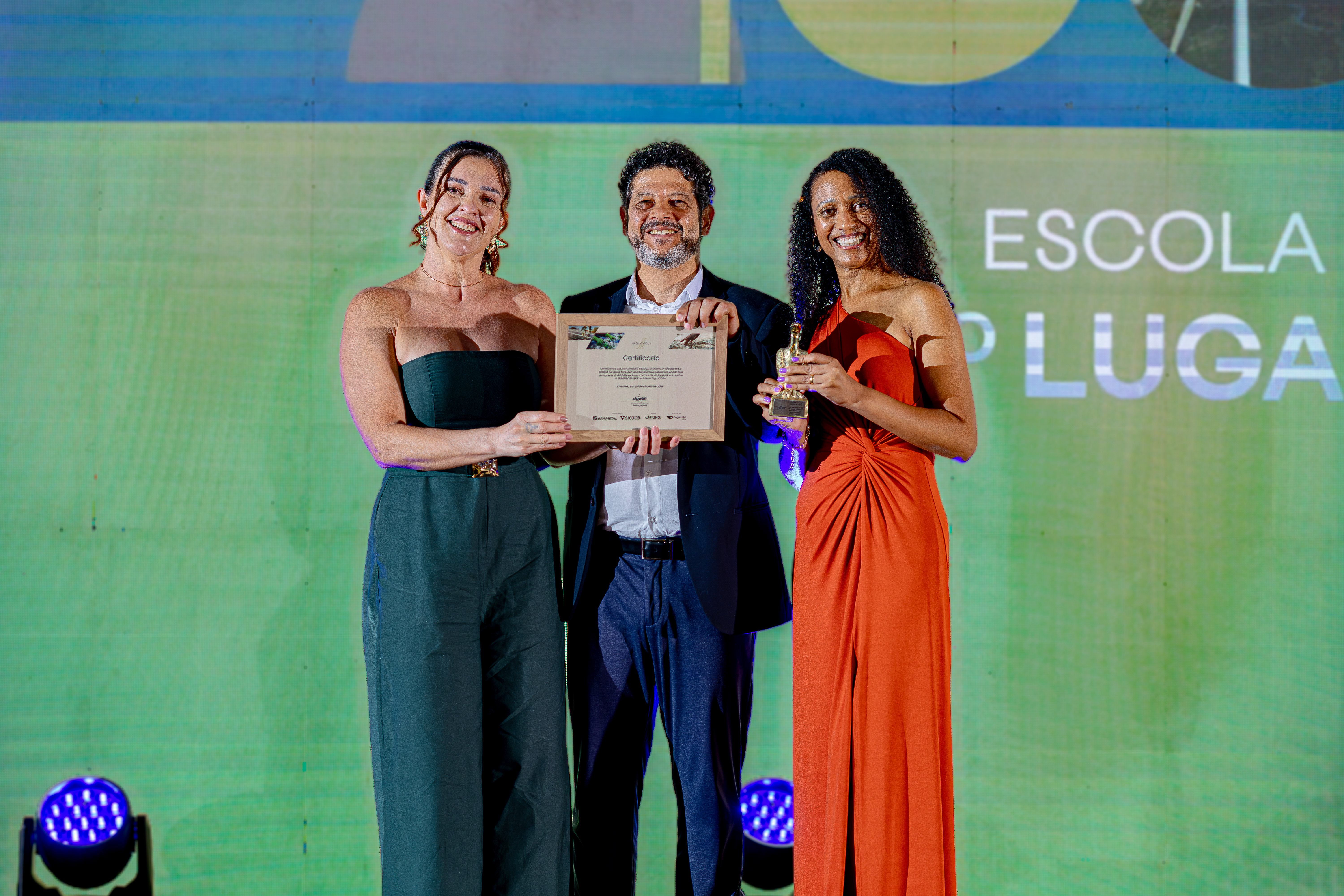 O projeto “O vôo que fez a ECORM de Japira Florescer" venceu a categoria Escola