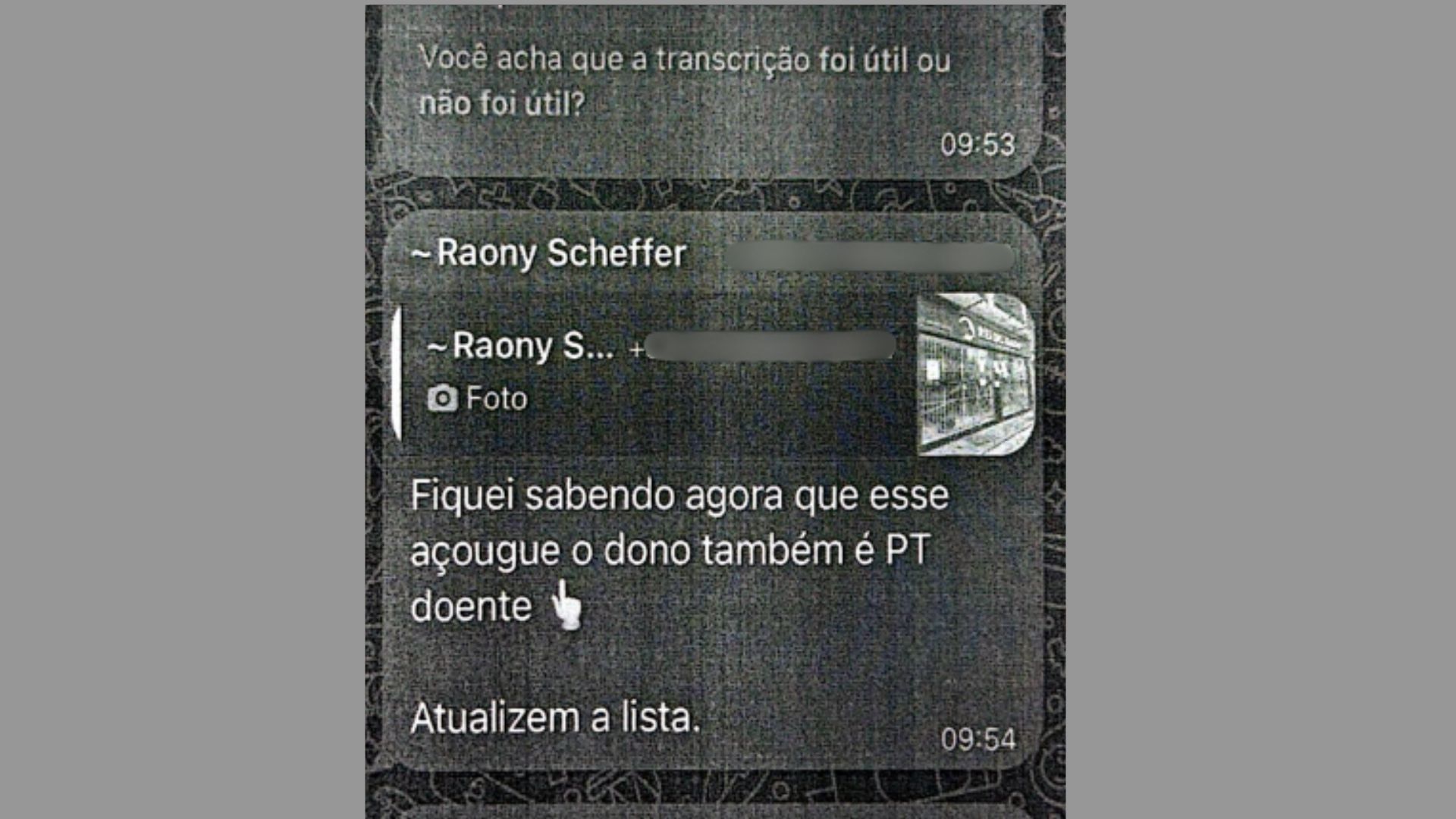 Print de troca de mensagens do procurador foi anexado à portaria da Prefeitura de Barra de São Francisco para investigação