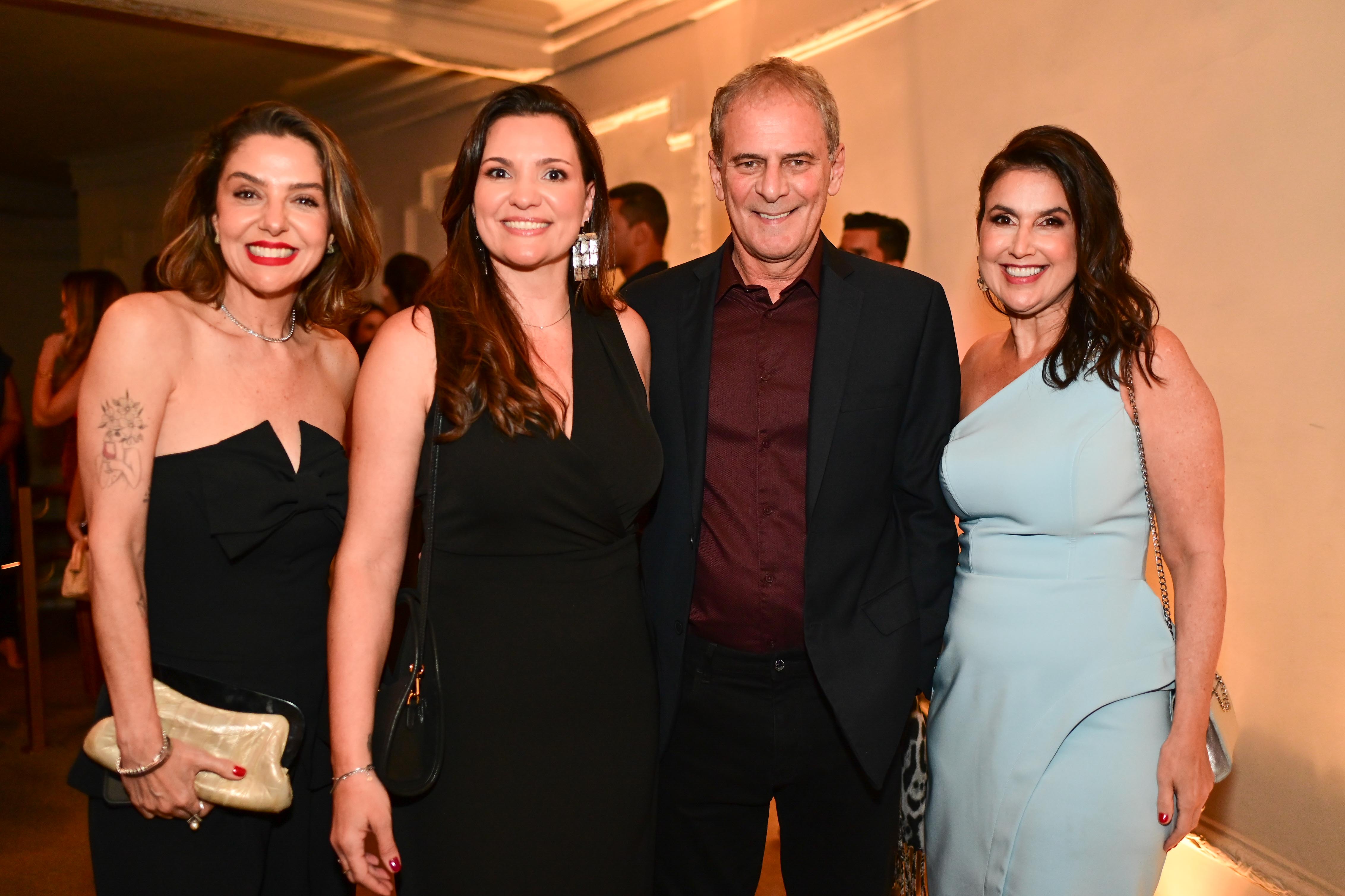 Mariana Perini, Leila Marchesi e Marcello Moraes e Renata Rasseli