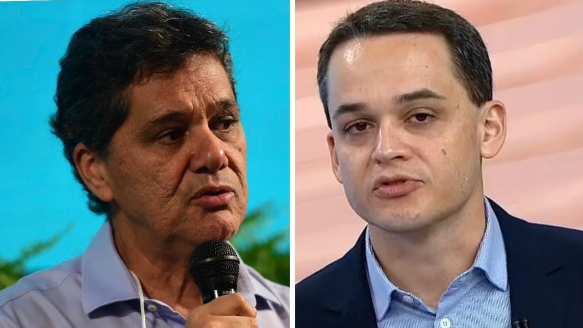 O vice-governador Ricardo Ferraço e o prefeito de Vitória Lorenzo Pazolini