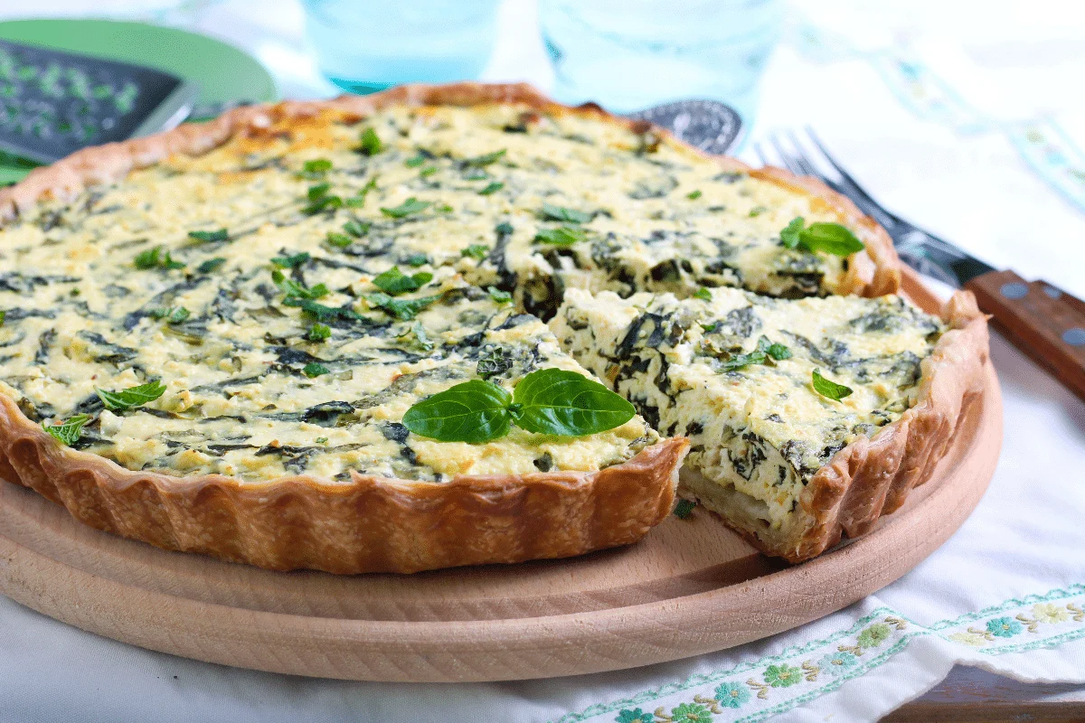 Quiche de espinafre com queijo de cabra: receita prática para o jantar 2 Quiche de espinafre com queijo de cabra