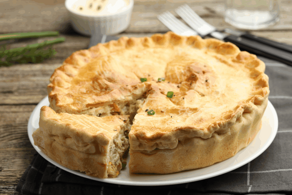 Torta de frango cremosa (Imagem: New África | Shutterstock)