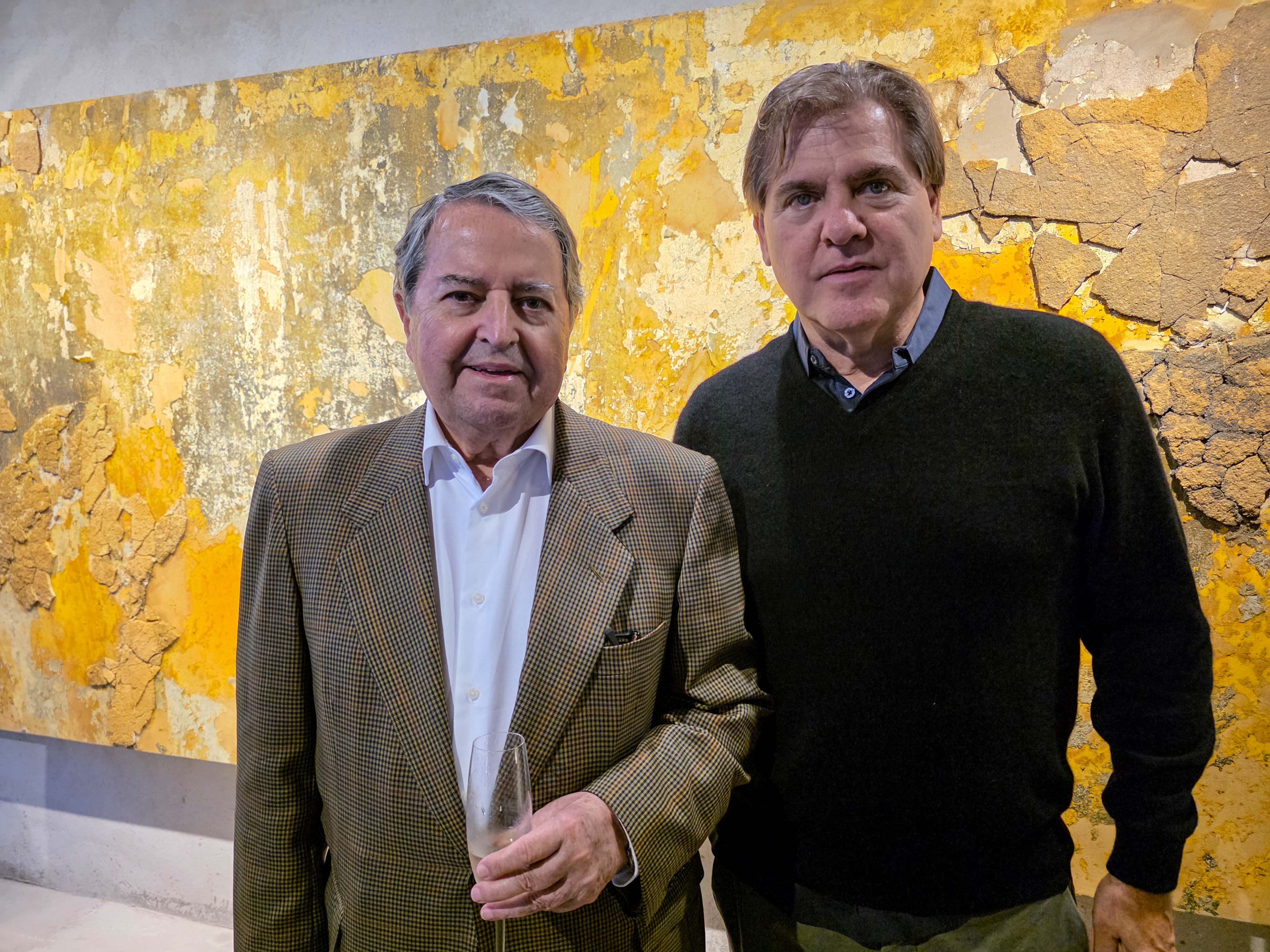 Stelio Amarante e o sobrinho e artista Dudu Garcia