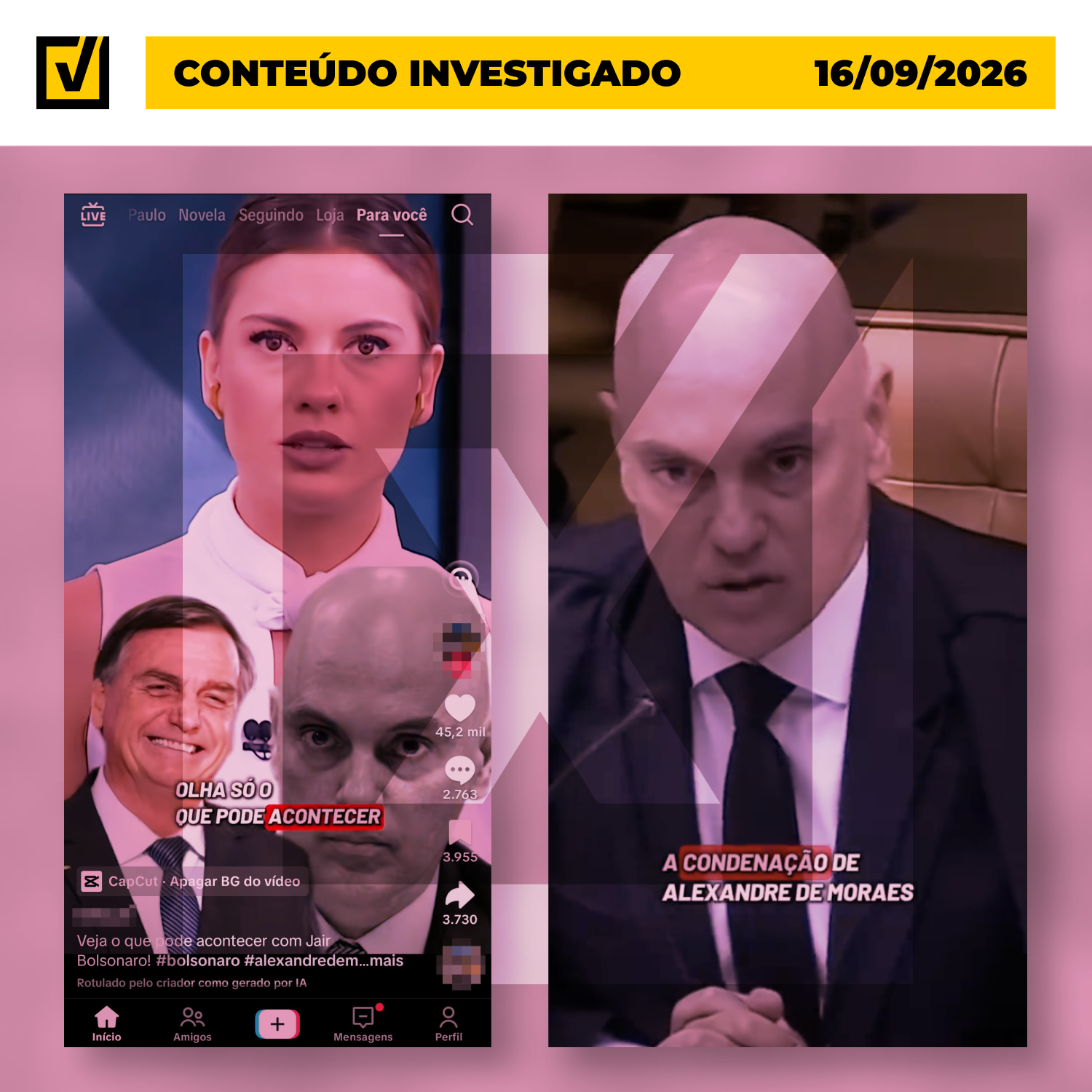 Comprova investigou conteúdo compartilhado nas redes