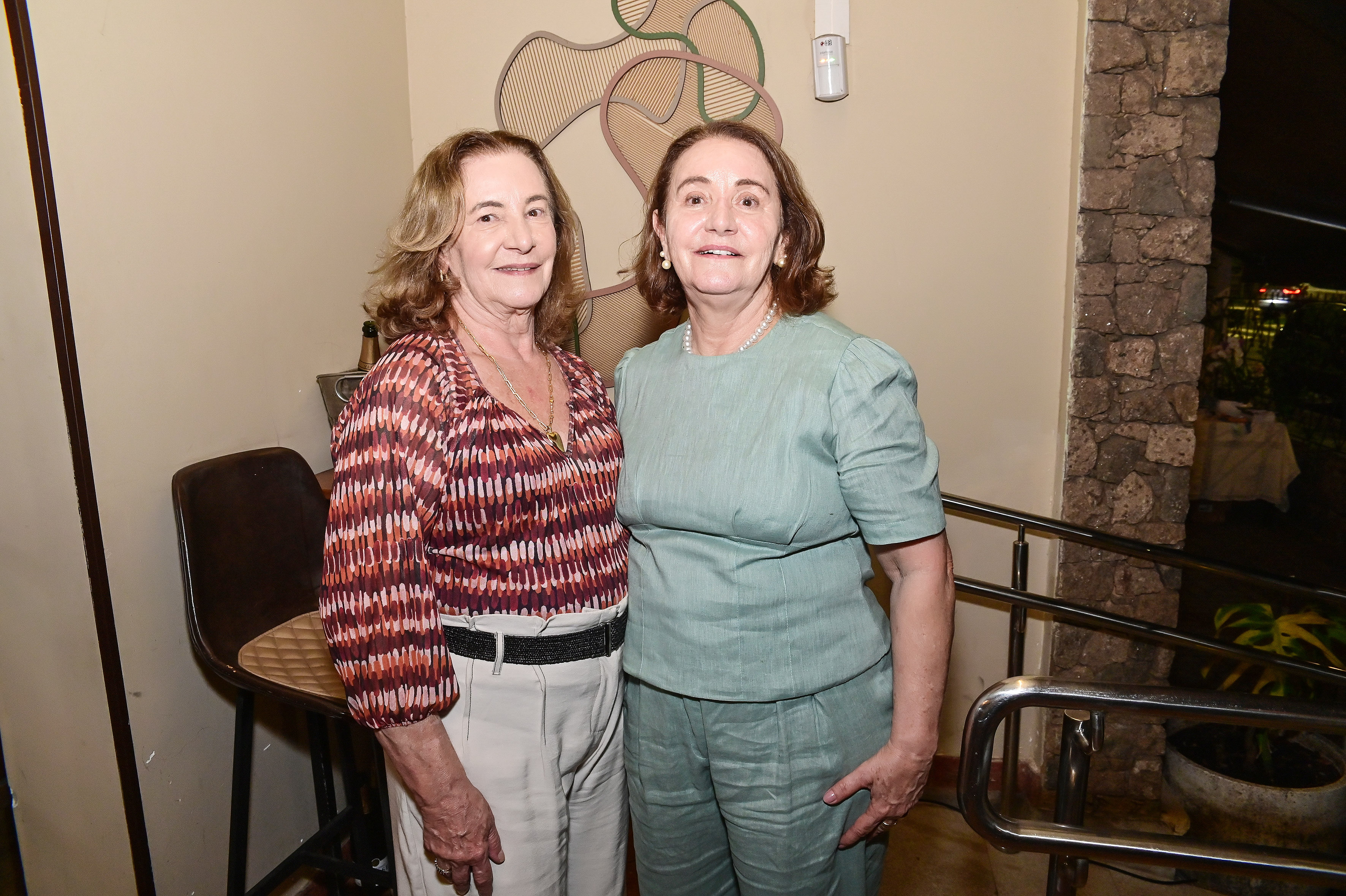 Rosario Chequer e a irmã Terezinha Calhau