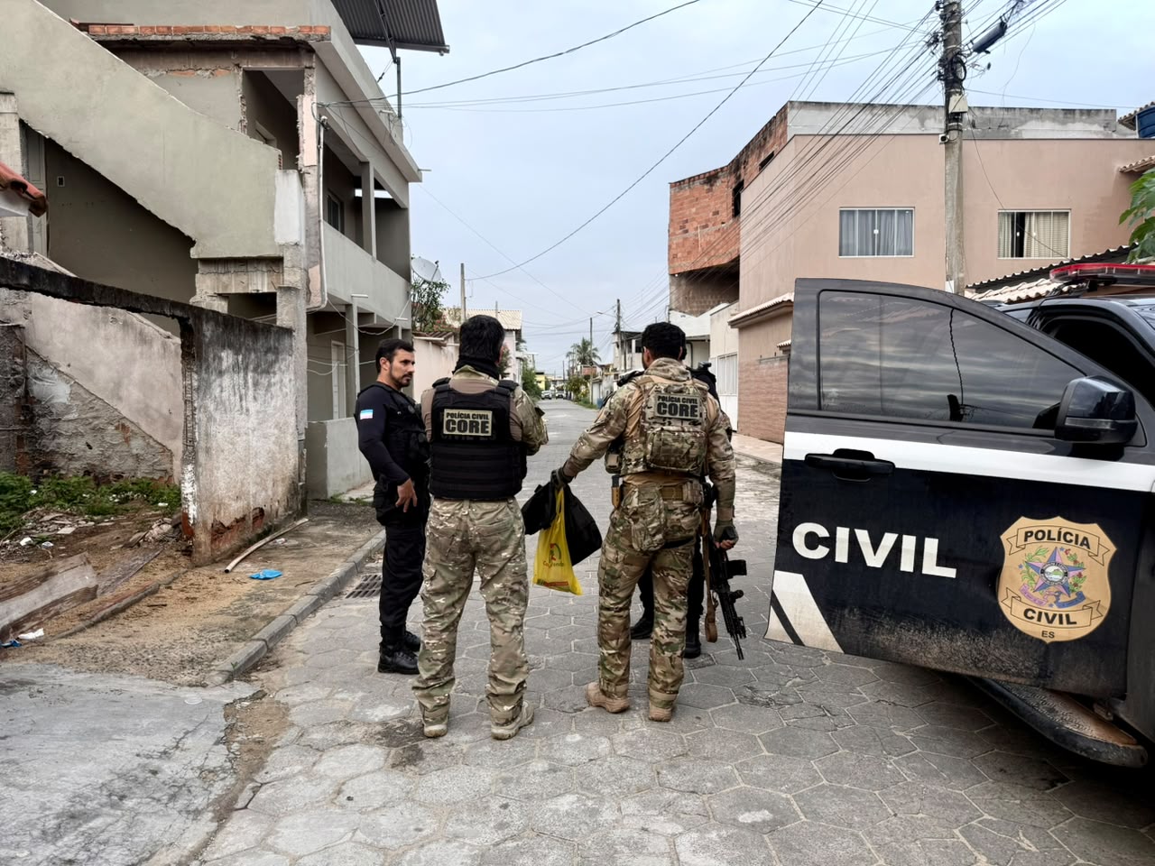 Polícia faz operação contra tráfico e crimes violentos no Sul do ES