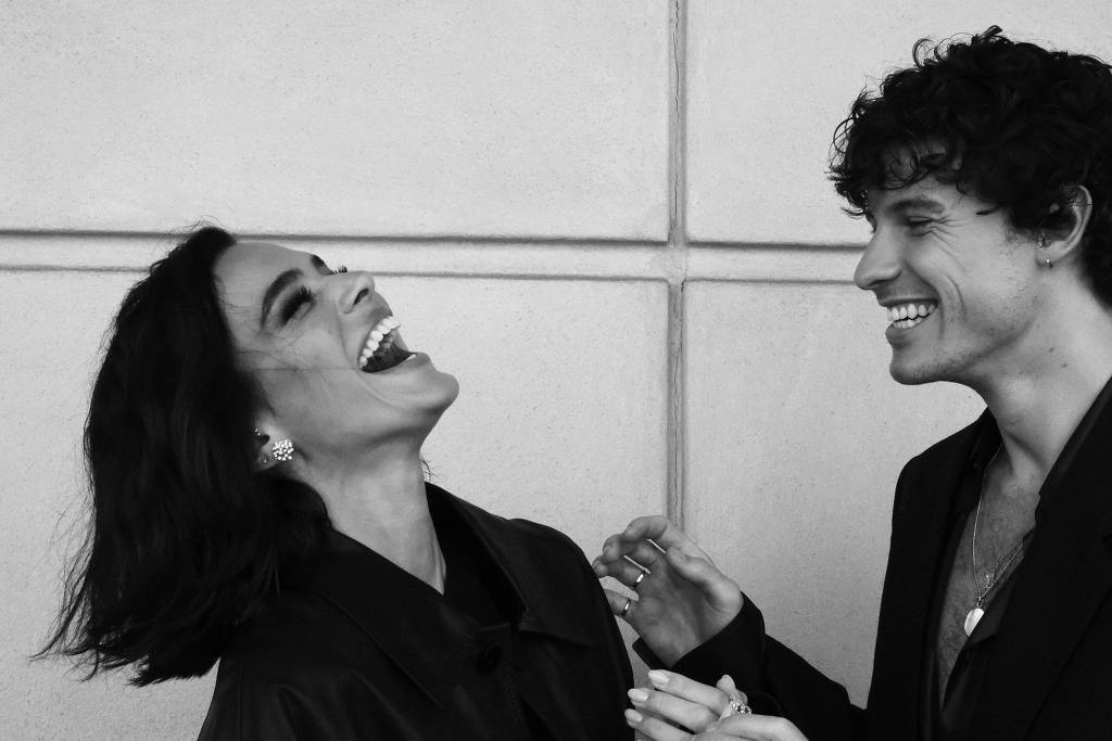Shawn Mendes e Bruna Marquezine vão a primeiro evento juntos, na semana de moda de Milão