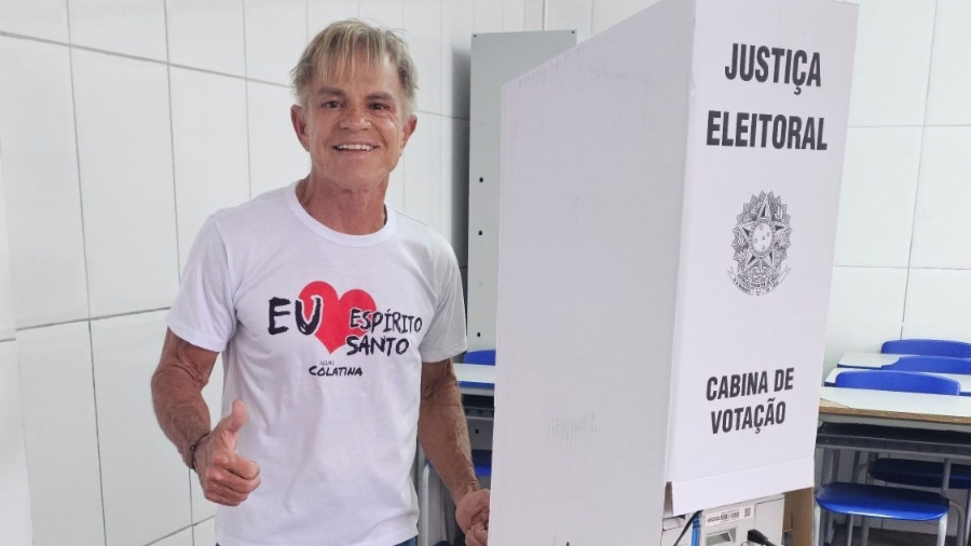 Sérgio Meneguelli votou em Colatina