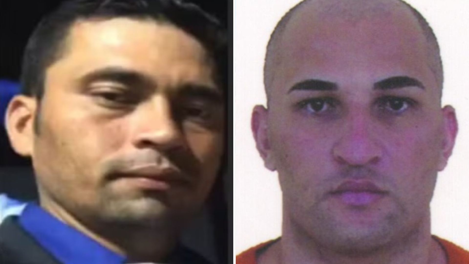 (Esquerda) O pastor Tiago Carlot, de 35 anos e o ajudante de pedreiro Maciel Oliveira, de 29 anos (direita); ambos foram mortos no dia 23 de julho de 2024 no bairro Areinha. em Viana