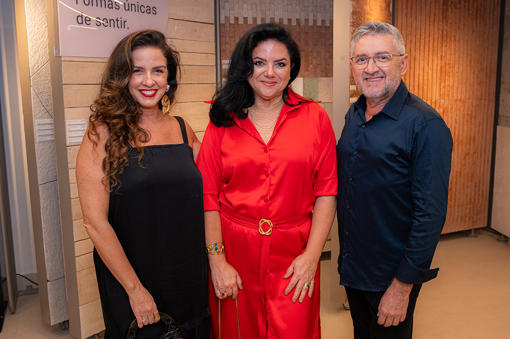 Geórgia Mendonça, Lane Marianelli e Geraldo Lino