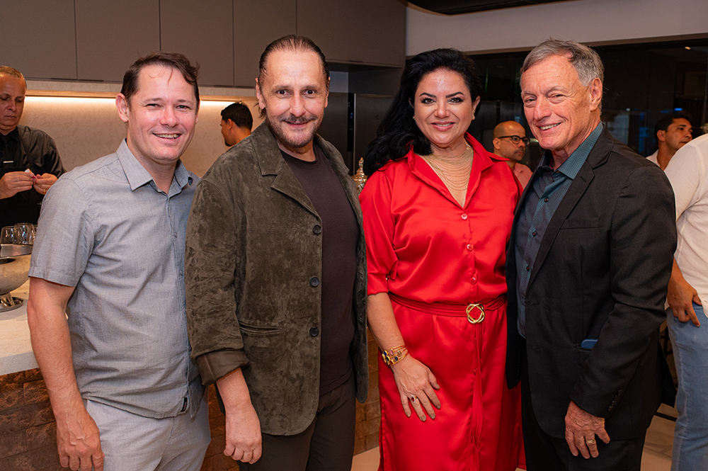 Adson Rudio, Sérgio Palmeira, Lane e Carlos Marianelli