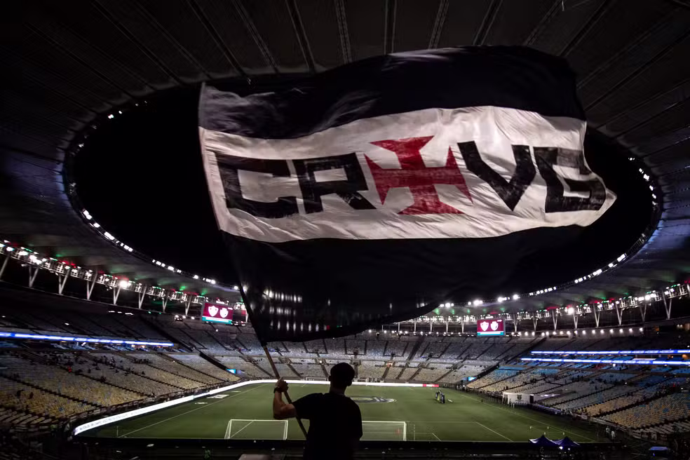 Bandeira do Vasco da Gama no Maracanã